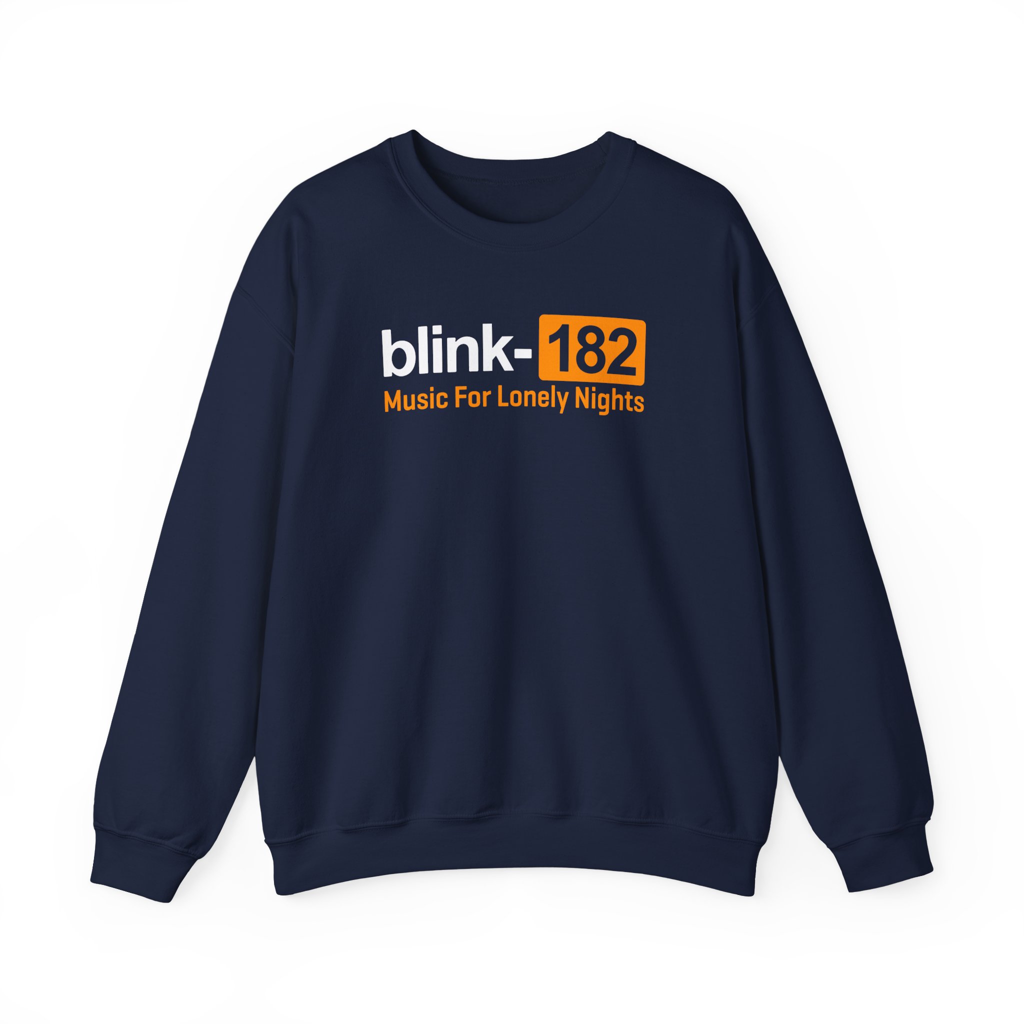 Blink 182 Music for Lonely Nights Unisex Heavy Blendâ„¢ Crewneck Sweatshirt