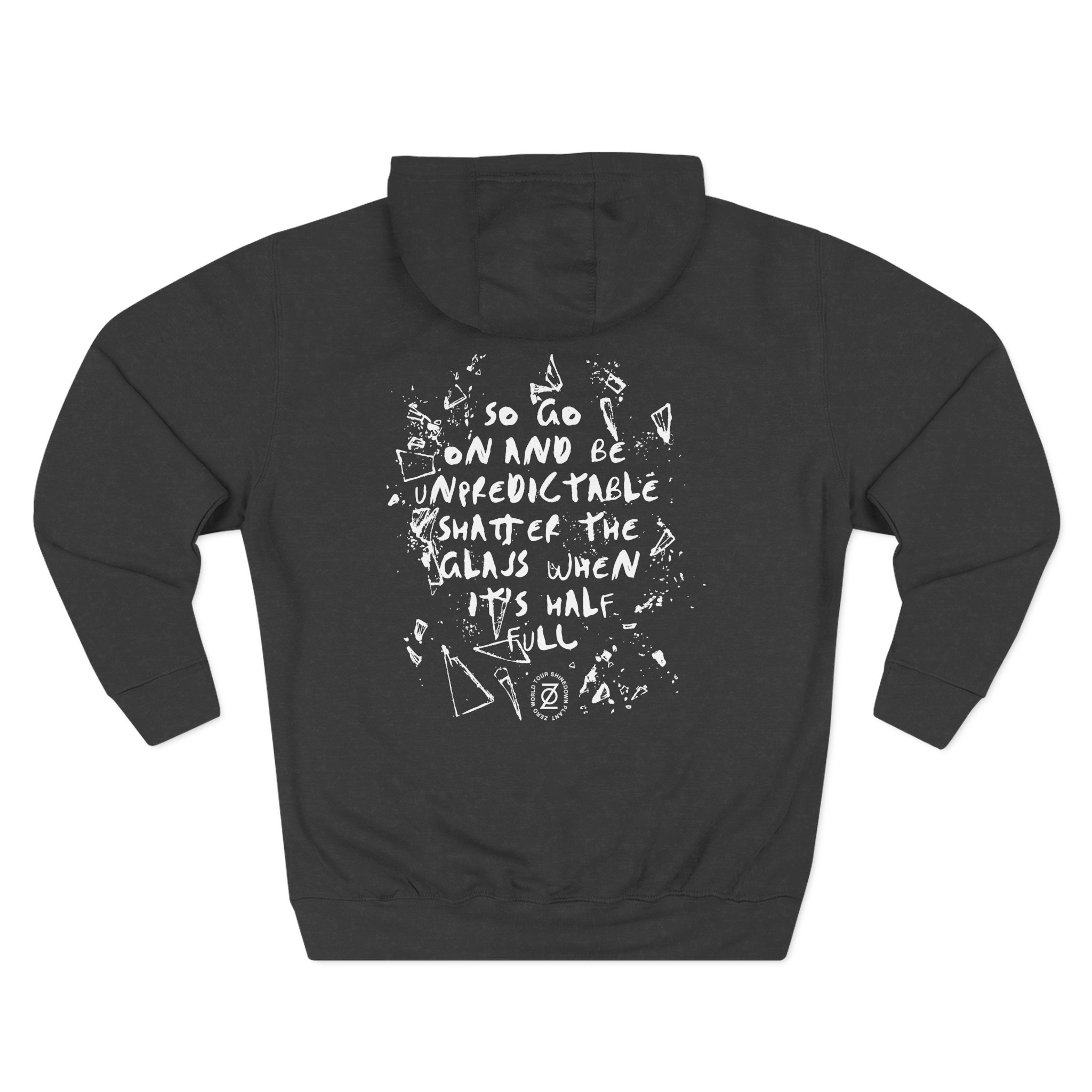 Shinedown Shattered Three-Panel Fleece Hoodie