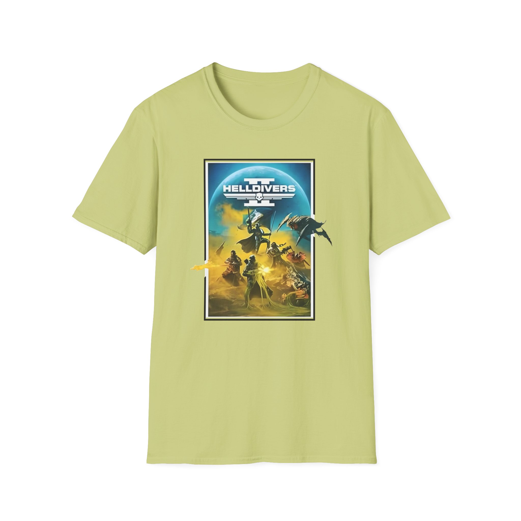 Helldivers Key Art Unisex Softstyle T-Shirt