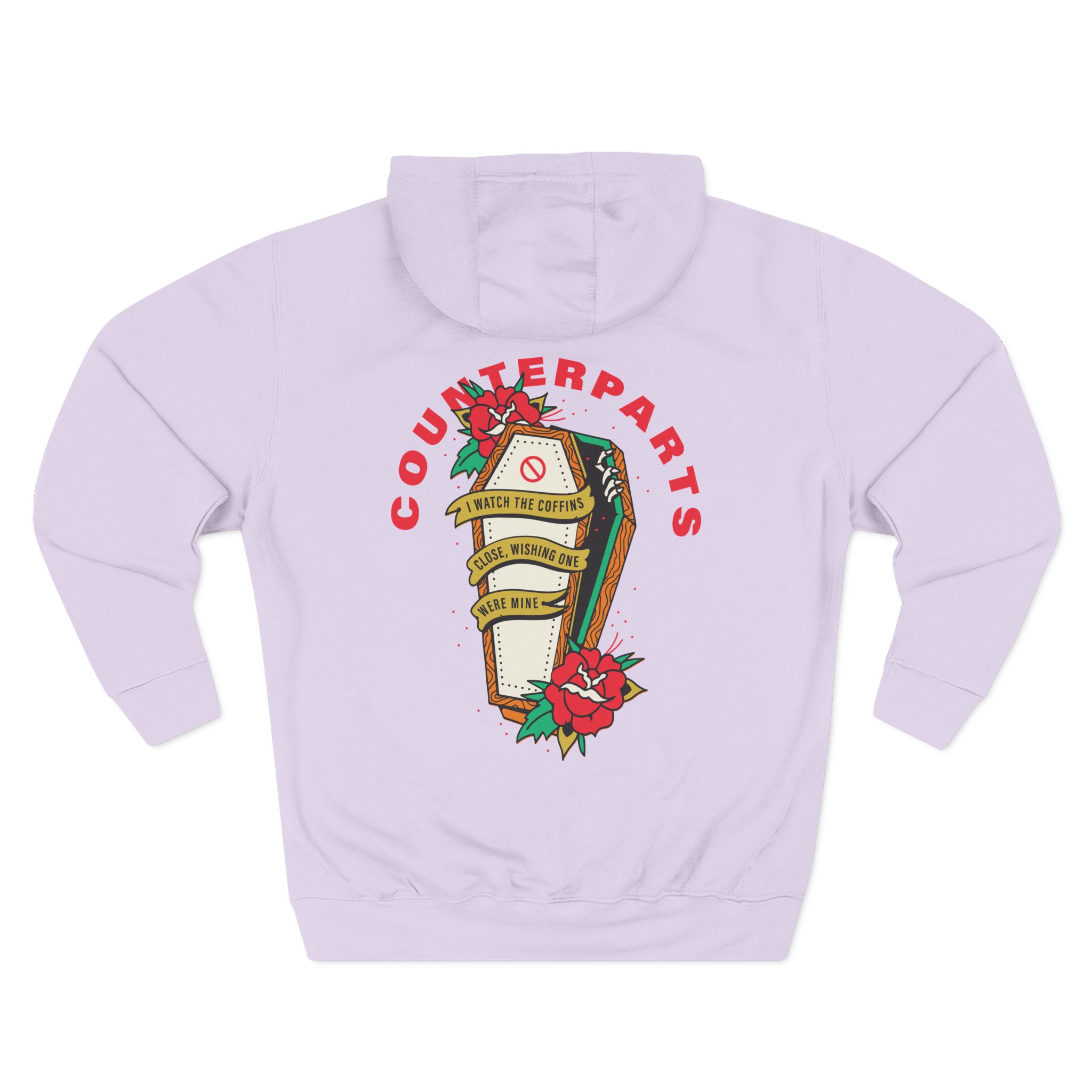 Counterparts Three-Panel Fleece Hoodie