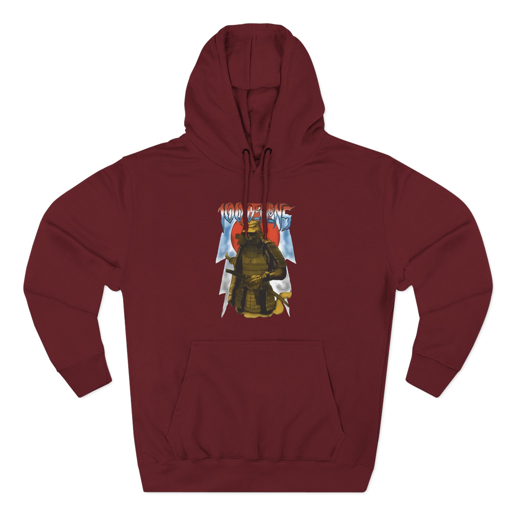 100 Demons Three-Panel Fleece Hoodie