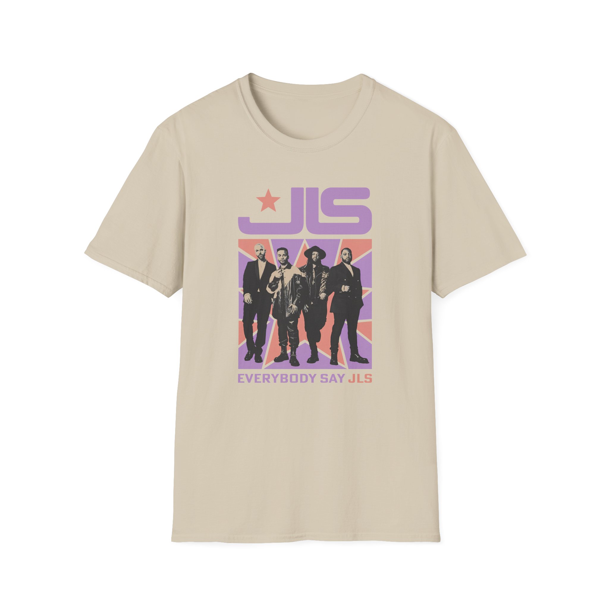 JLS, Everybody Say JLS Photo Star Unisex Softstyle T-Shirt