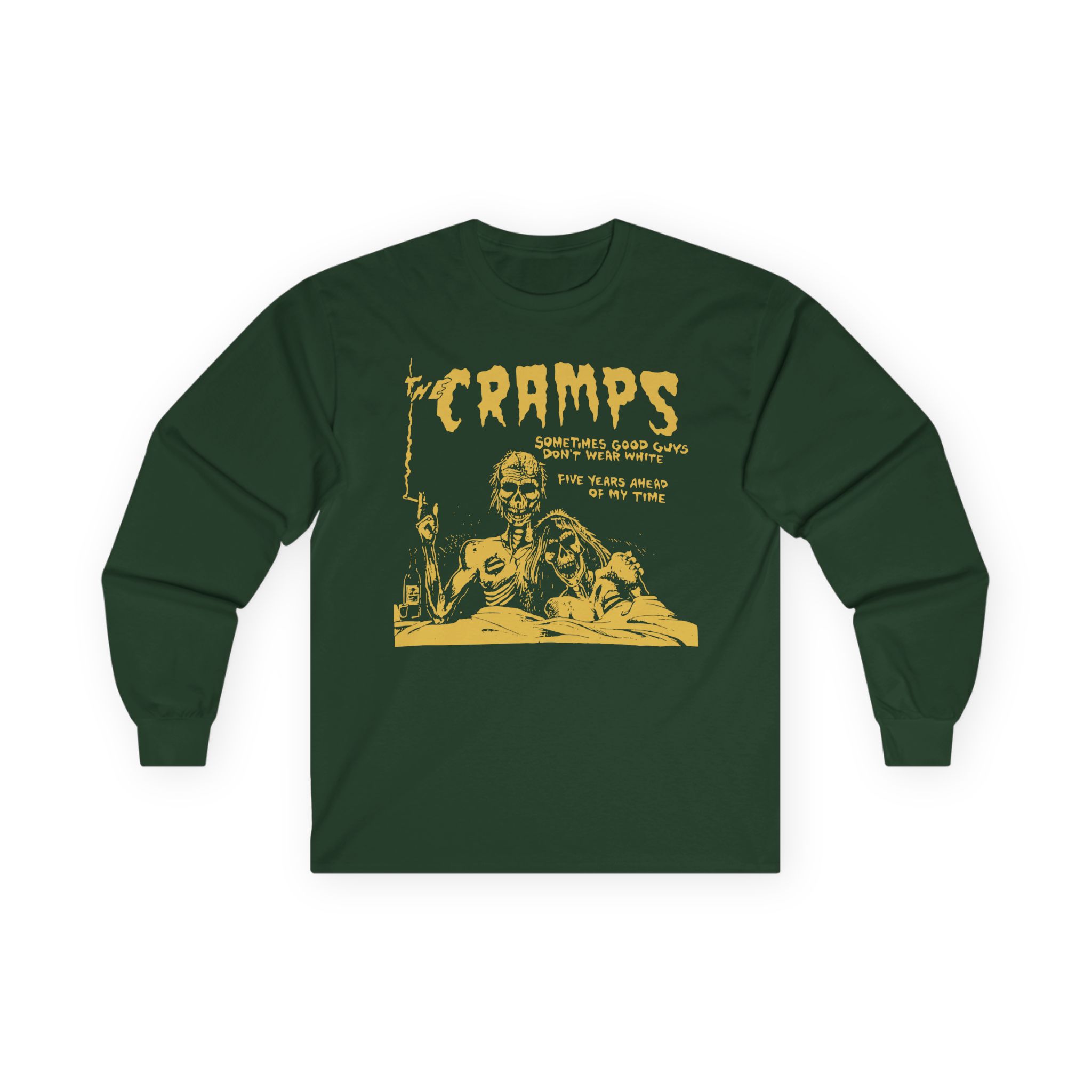 The Cramps Sometimes Good Guys Don’t Wear White Unisex Ultra Cotton Long Sleeve Tee