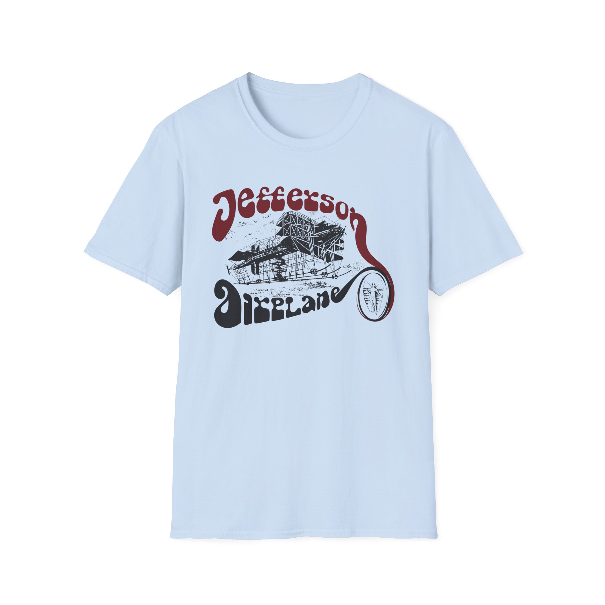 Jefferson Airplane Vintage Plane Unisex Softstyle T-Shirt