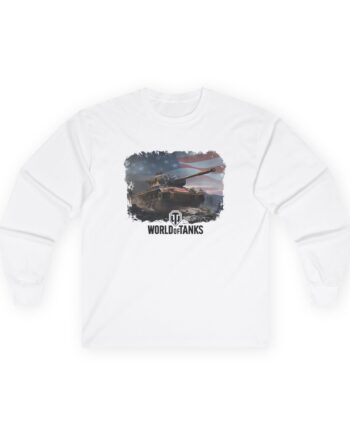 World of Tank Wot July 4th T78 Unisex Ultra Cotton Long Sleeve Tee