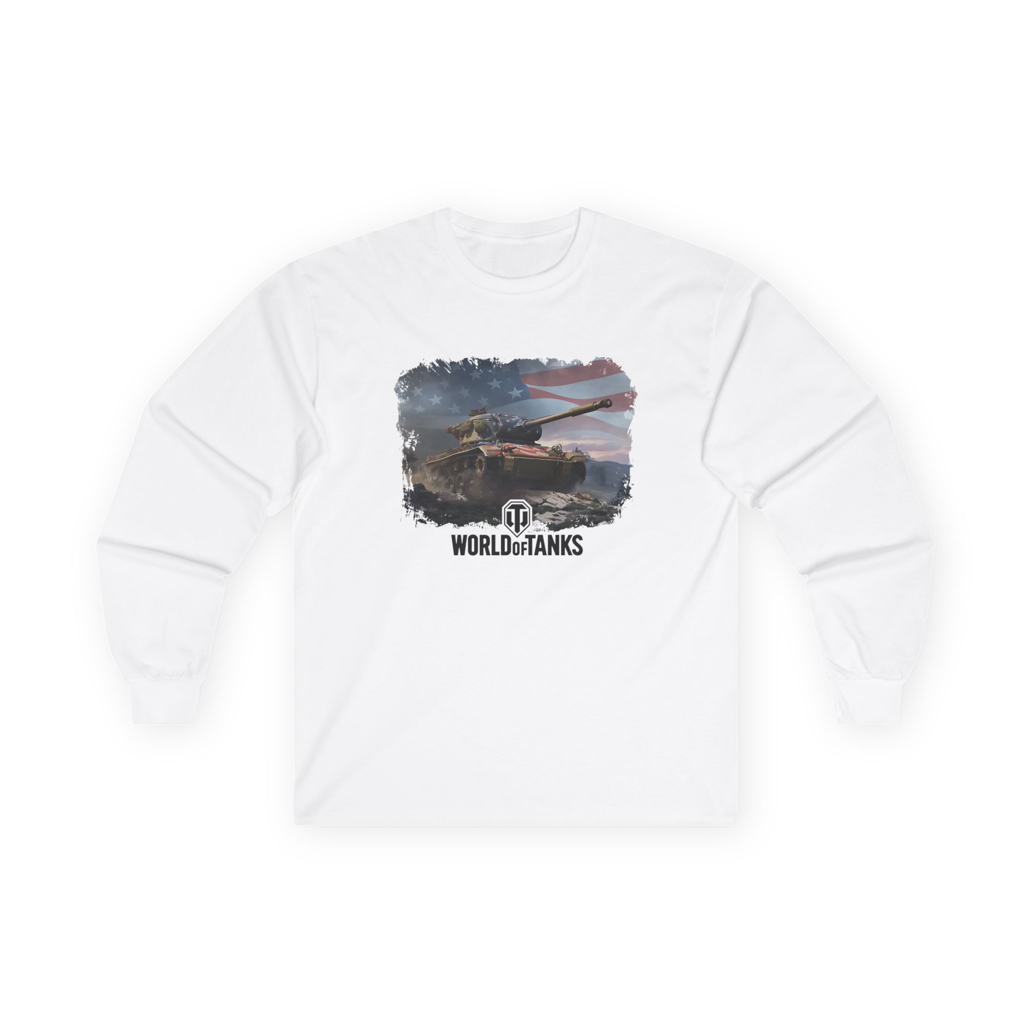 World of Tank Wot July 4th T78 Unisex Ultra Cotton Long Sleeve Tee