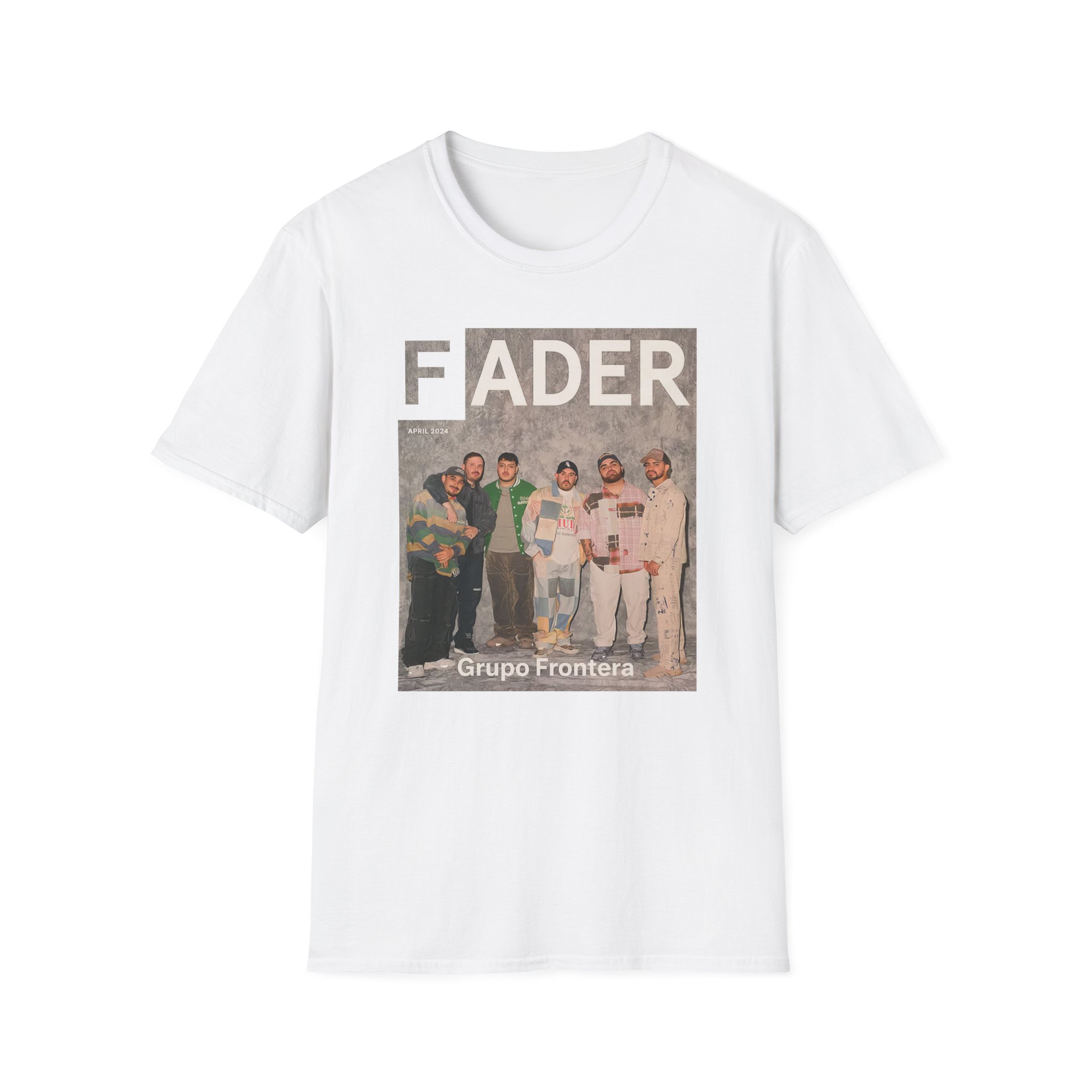Grupo Frontera the Fader Cover Unisex Softstyle T-Shirt