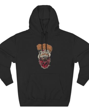 Papa Meat Three-Panel Fleece Hoodie