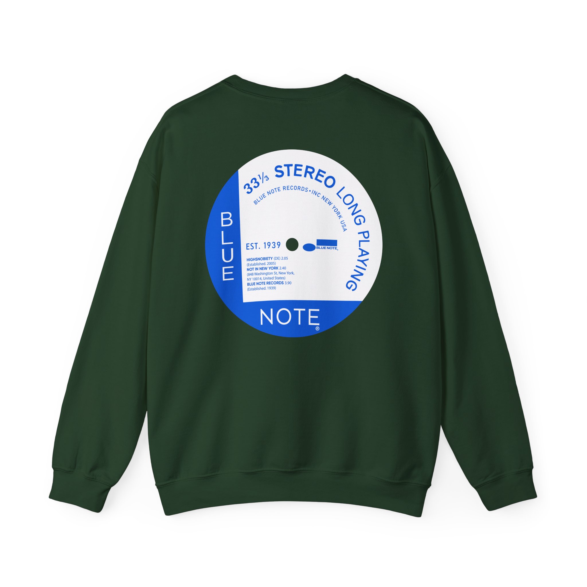 Blue Note X Highsnobiety Anniversary Unisex Heavy Blendâ„¢ Crewneck Sweatshirt