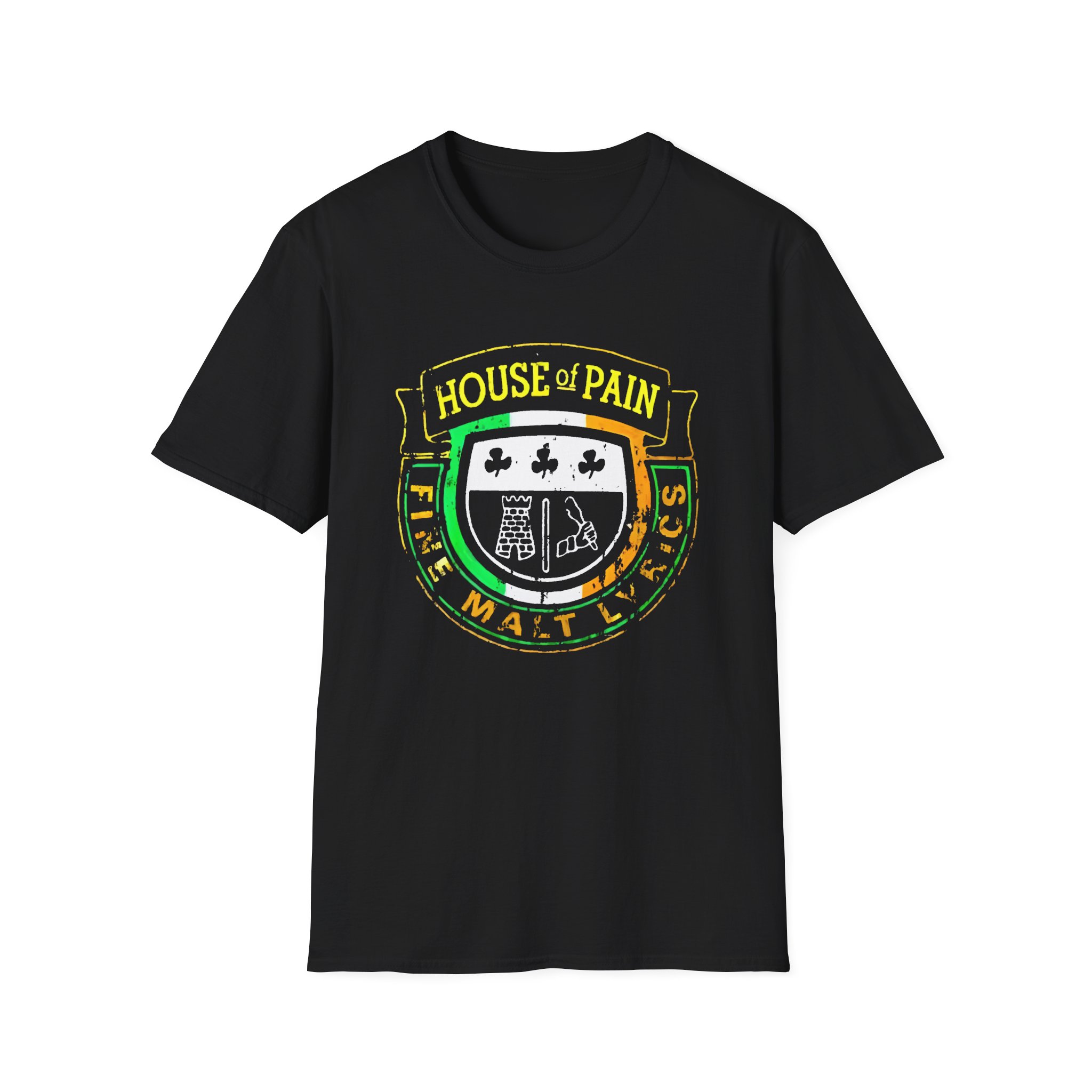House of Pain Crest Distress Unisex Softstyle T-Shirt