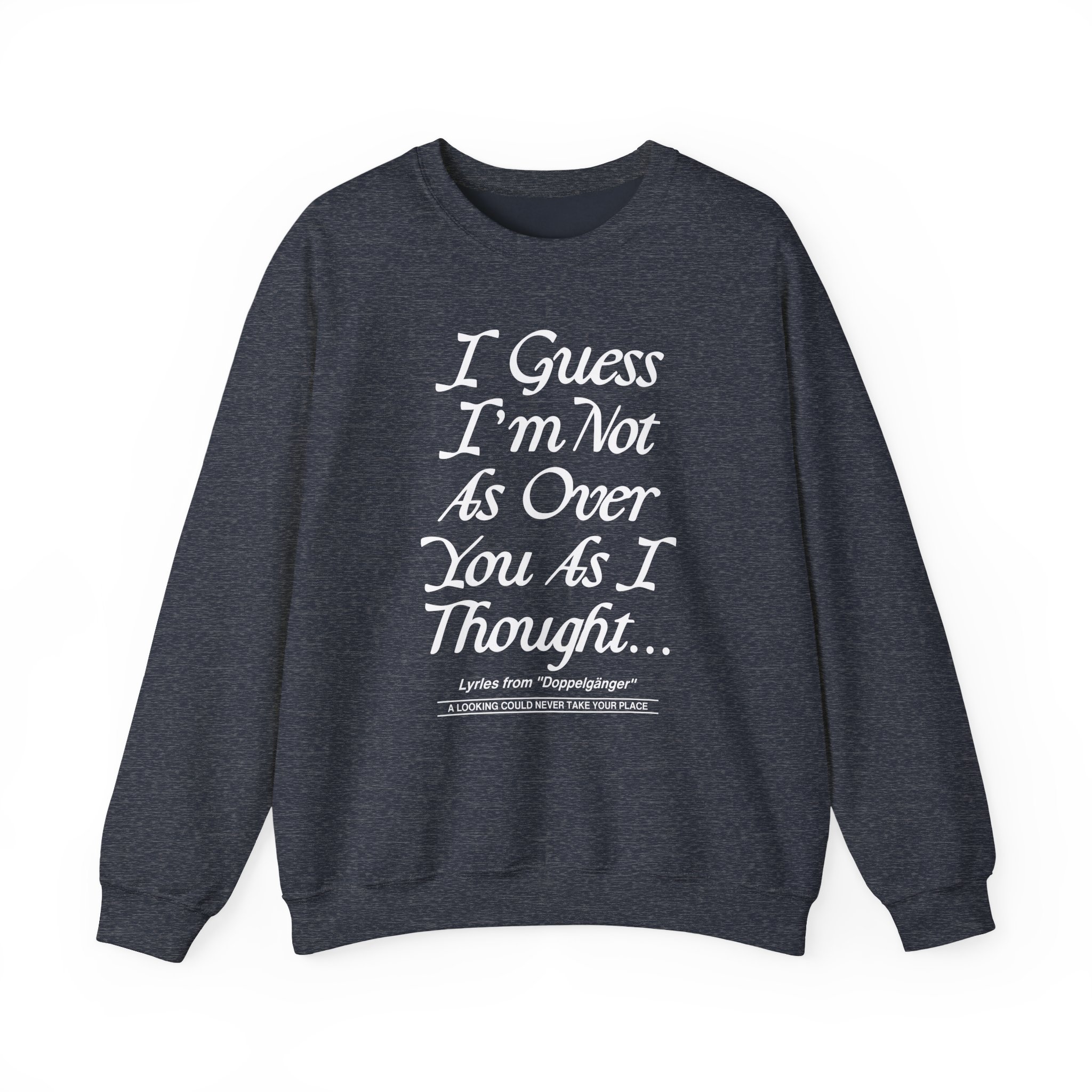 Joshua Bassett Doppelgänger Lyric Unisex Heavy Blend™ Crewneck Sweatshirt