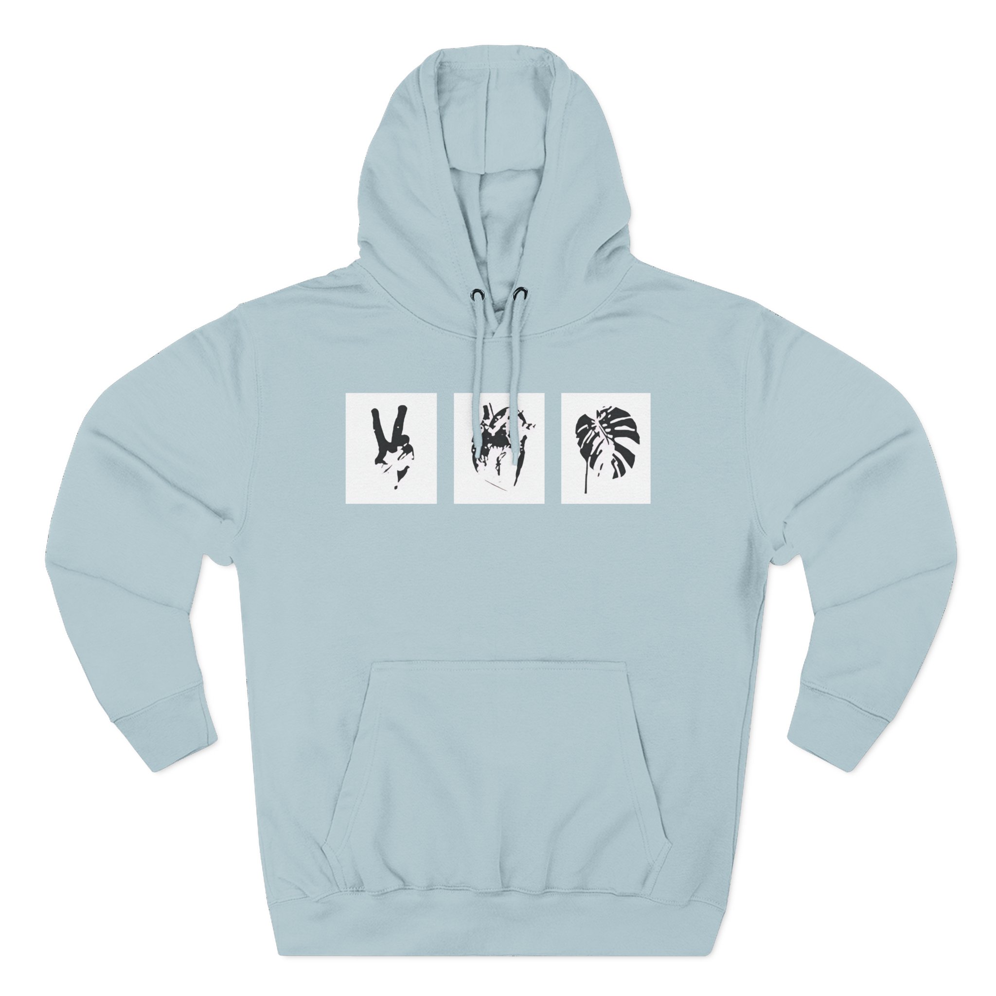 Mumbo Jumbo Peace, Love and Heavy Metal Three-Panel Fleece Hoodie