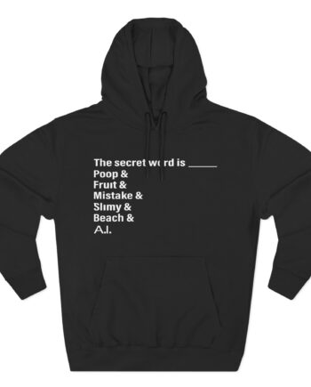 Distractible Podcast Three-Panel Fleece Hoodie