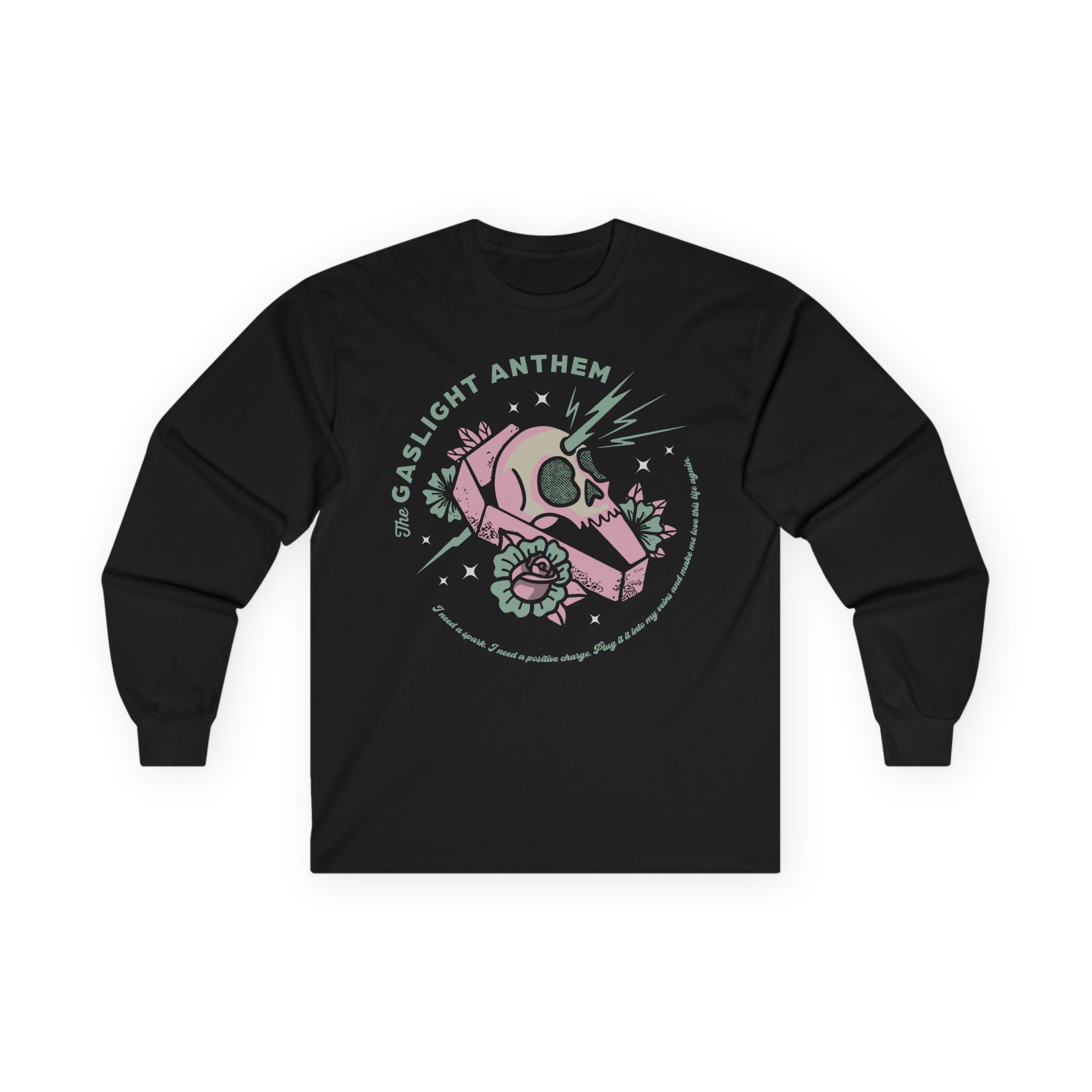 Gaslight Anthem Coffin Unisex Ultra Cotton Long Sleeve Tee
