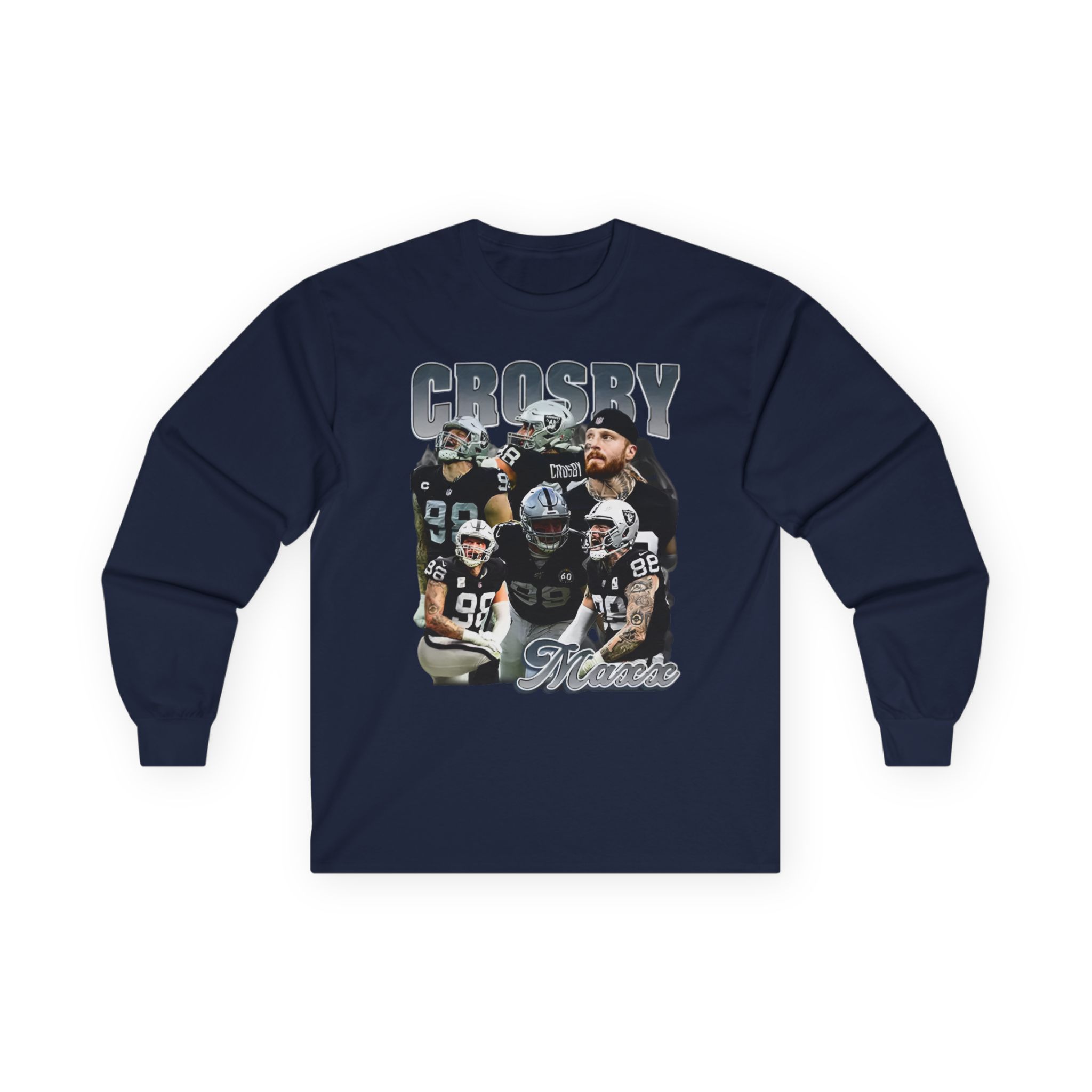 Maxx Crosby COLLAGE Unisex Ultra Cotton Long Sleeve Tee