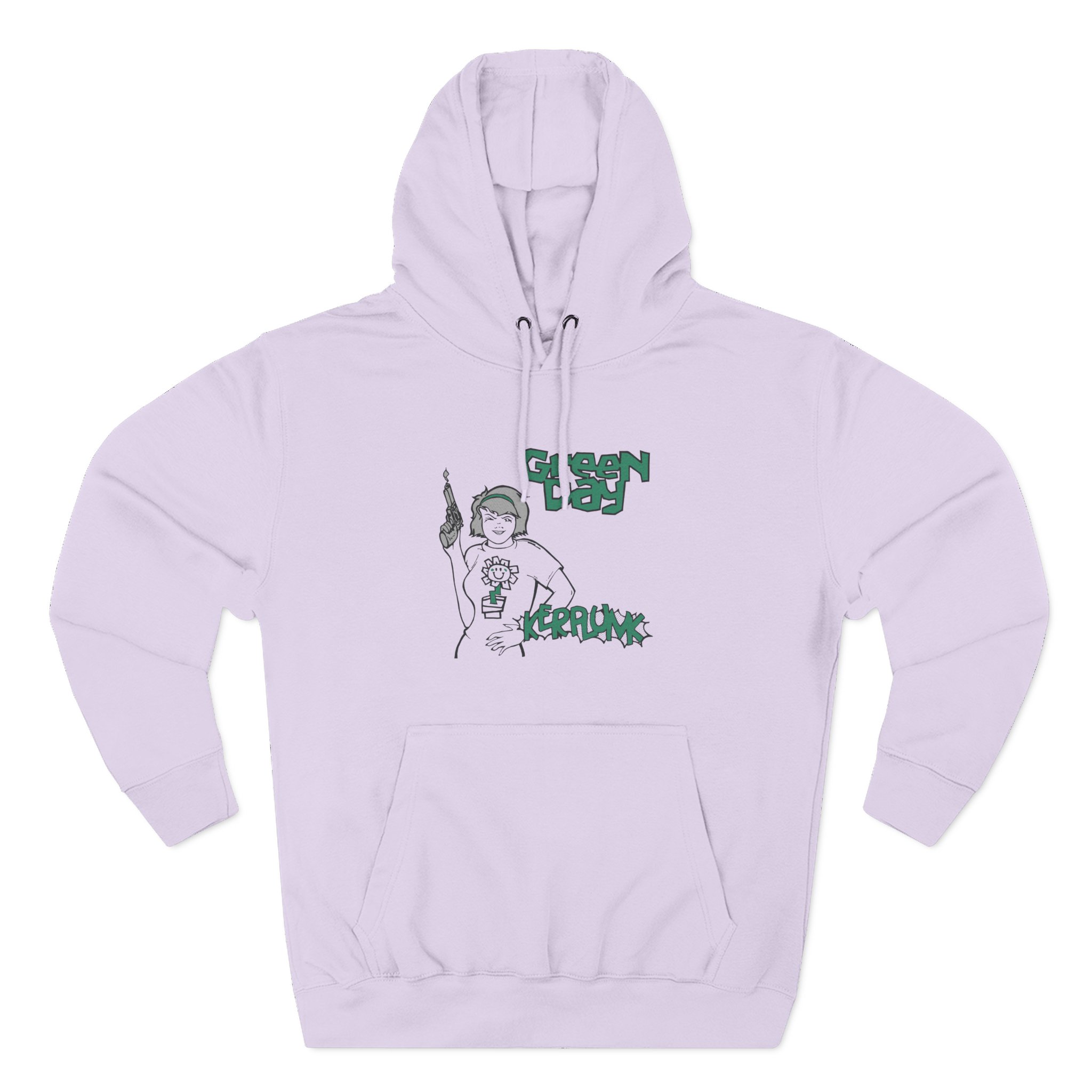Green Day Kerplunk Baseball Three-Panel Fleece Hoodie