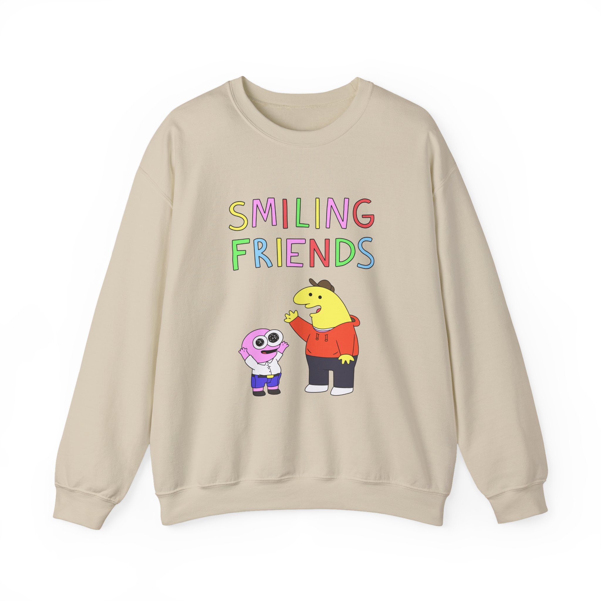 Smiling Friends Charlie Pim Allan Glep Unisex Heavy Blend Crewneck Sweatshirt