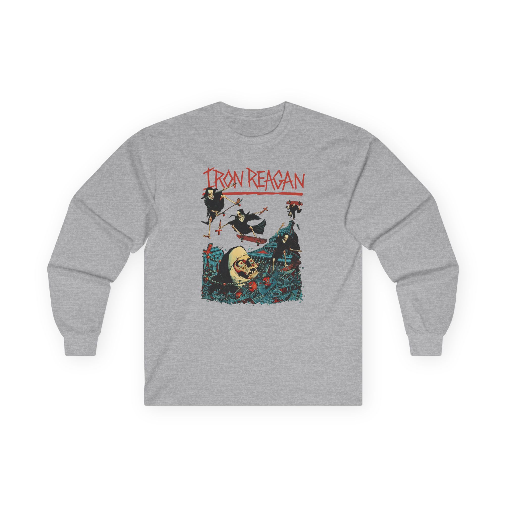 Iron Reagan Unisex Ultra Cotton Long Sleeve Tee