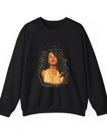 Aaliyah Self Titled Portrait Unisex Heavy Blend™ Crewneck Sweatshirt