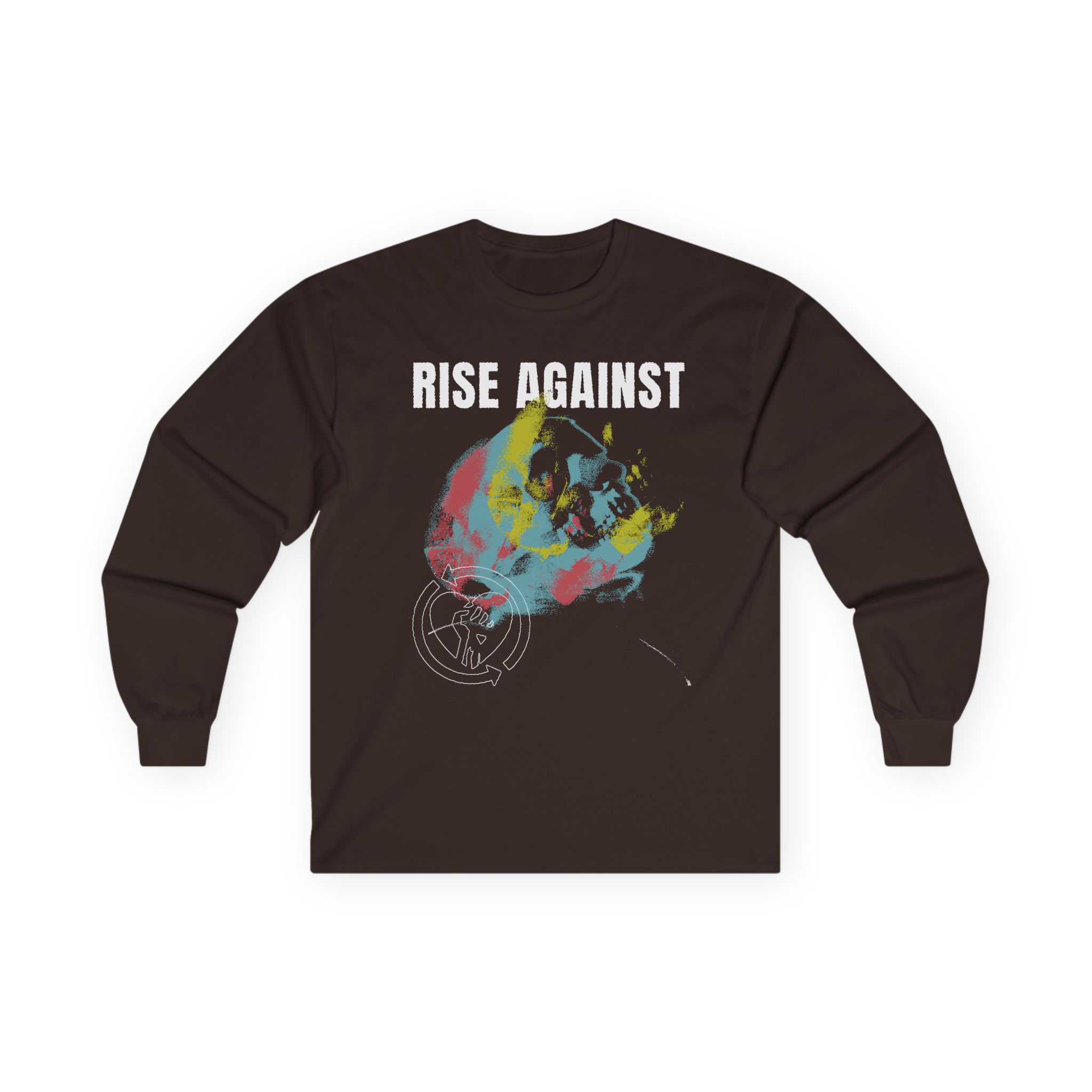 Rise Against Projecting Skull Unisex Ultra Cotton Long Sleeve Tee