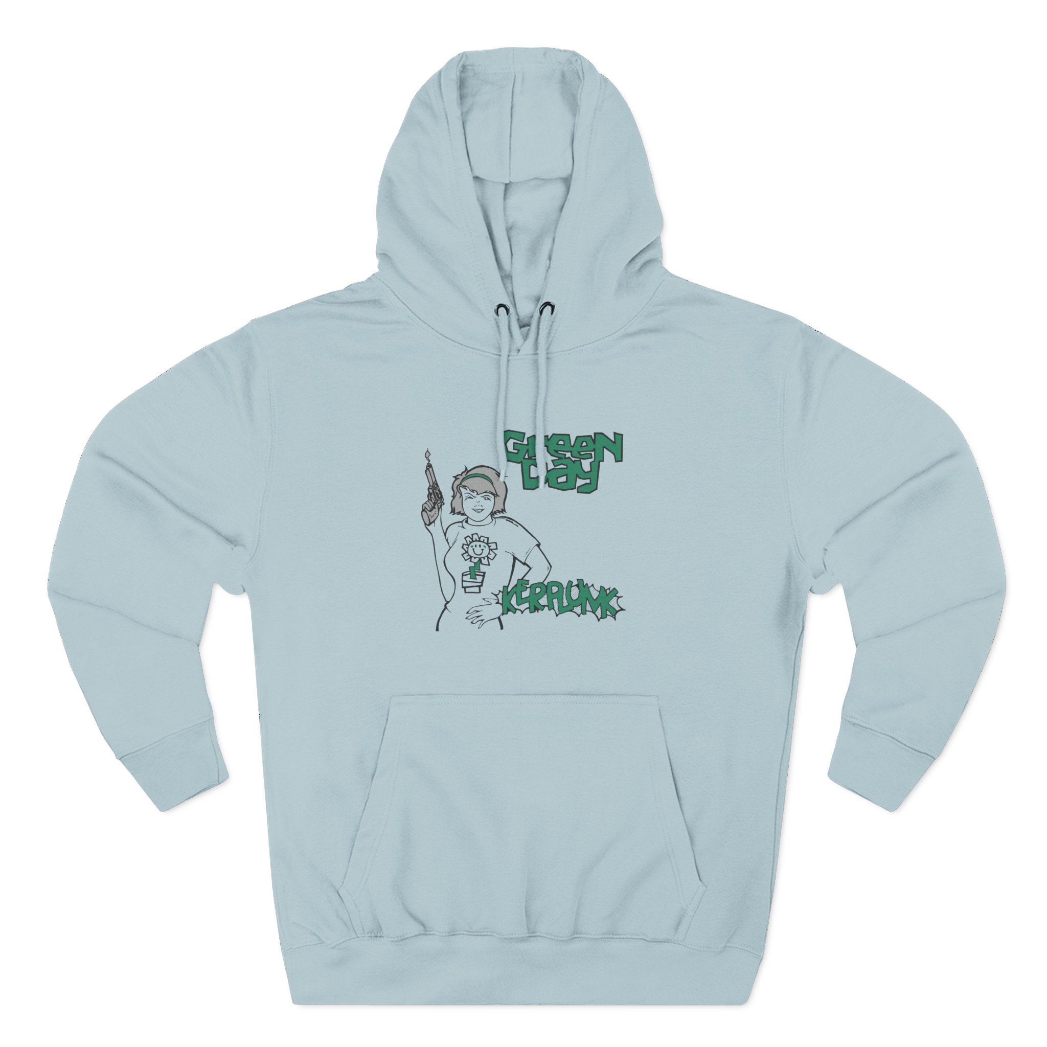 Green Day Kerplunk Baseball Three-Panel Fleece Hoodie