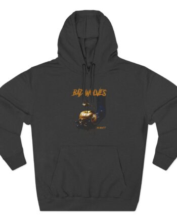 Bad Wolves Die About It Tracklist Three-Panel Fleece Hoodie