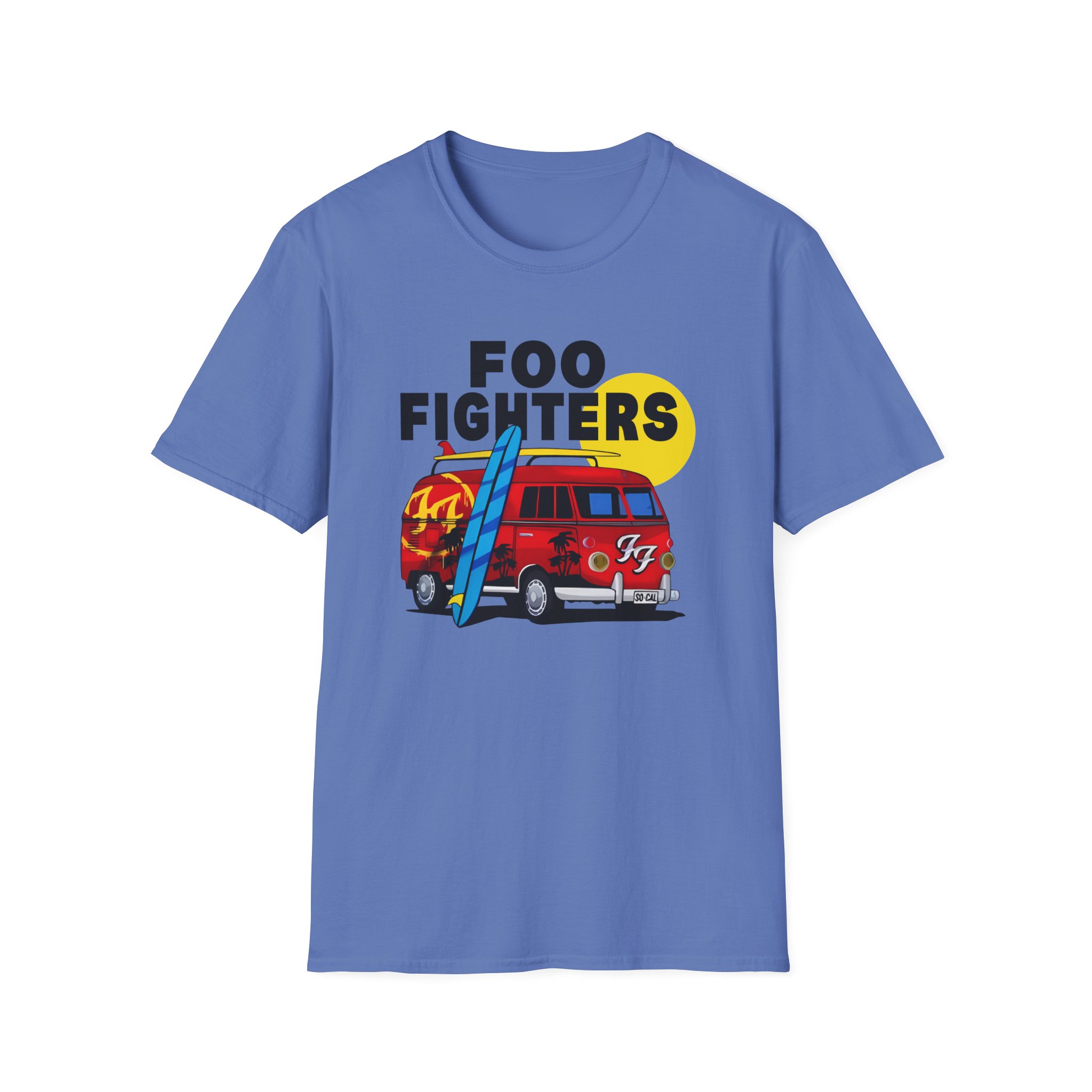 Foo Fighters Split Window Unisex Softstyle T-Shirt