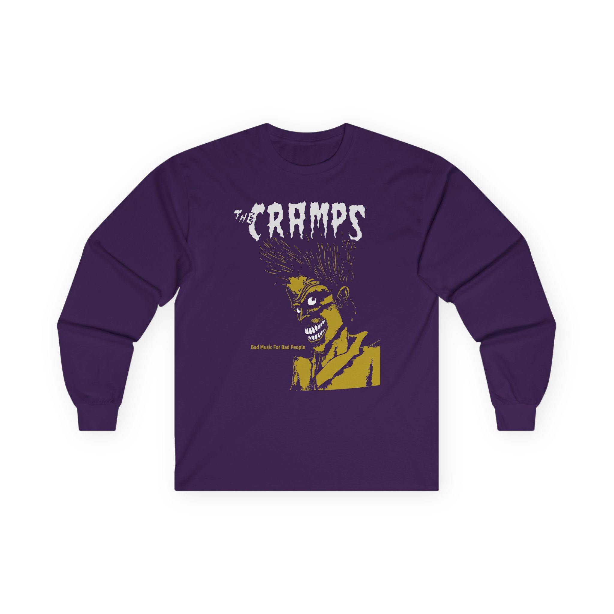 The Cramps Bad Music for Bad People Unisex Ultra Cotton Long Sleeve Tee