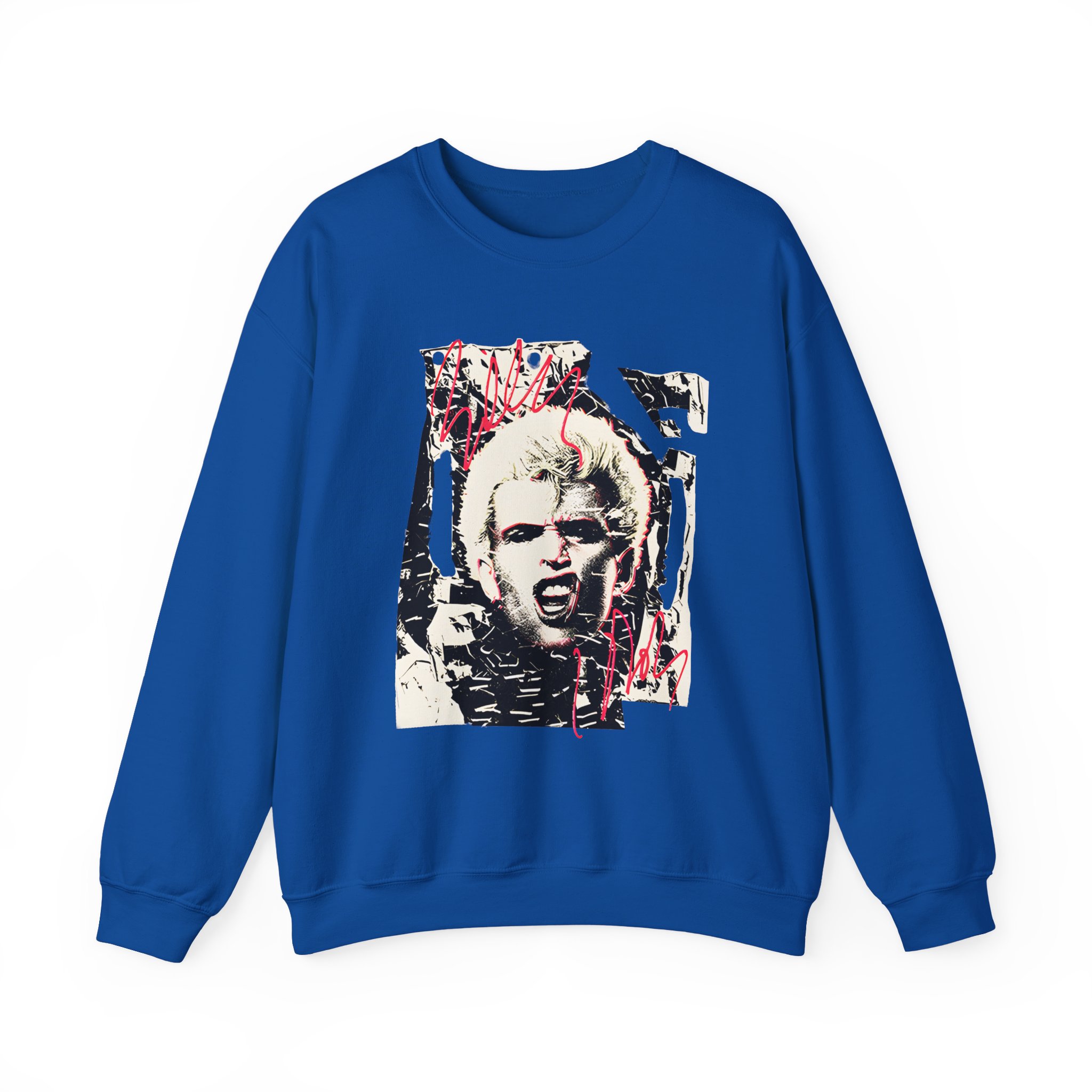 Billy Idol Shattered Photo Unisex Heavy Blendâ„¢ Crewneck Sweatshirt