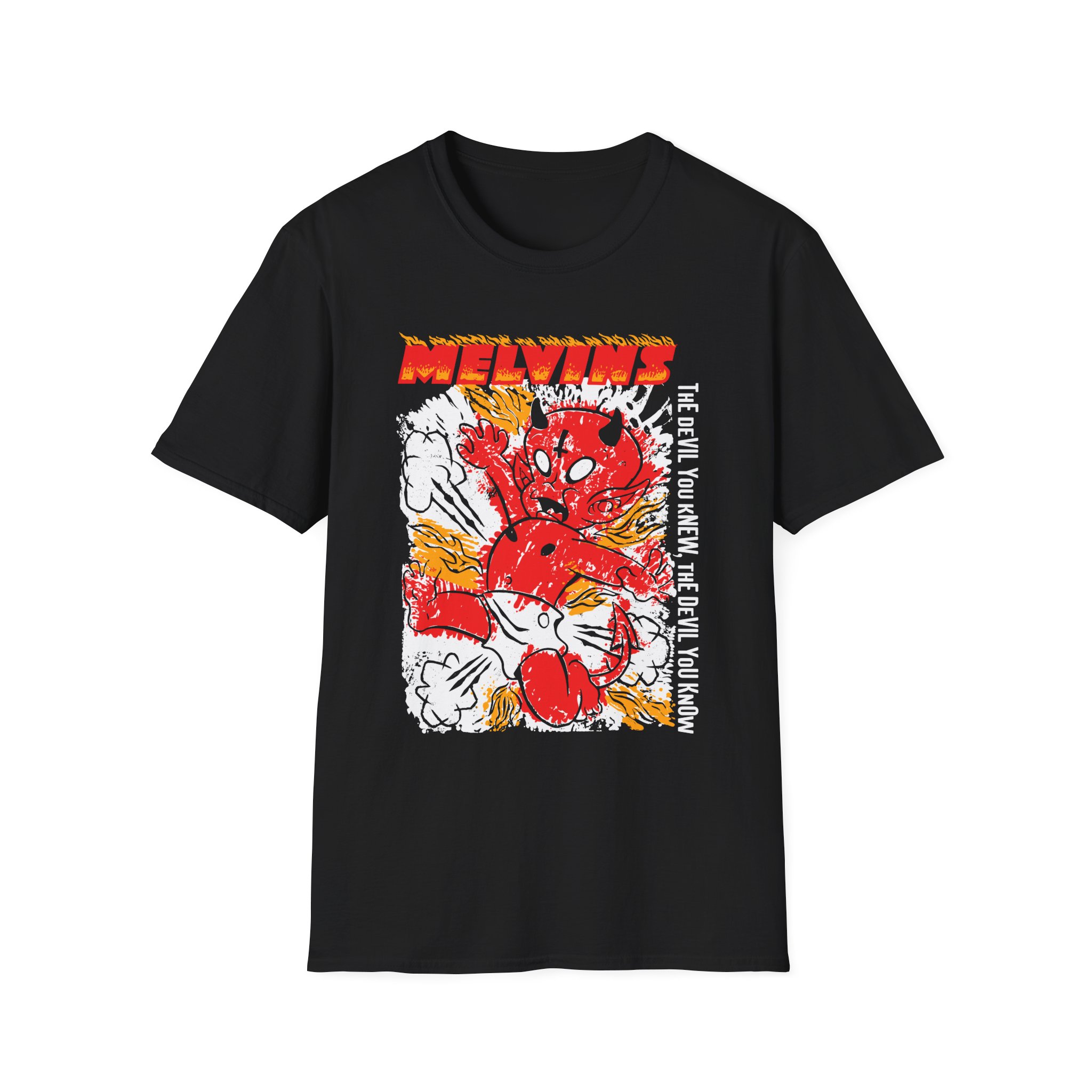Melvins the Devil You Knew Unisex Softstyle T-Shirt