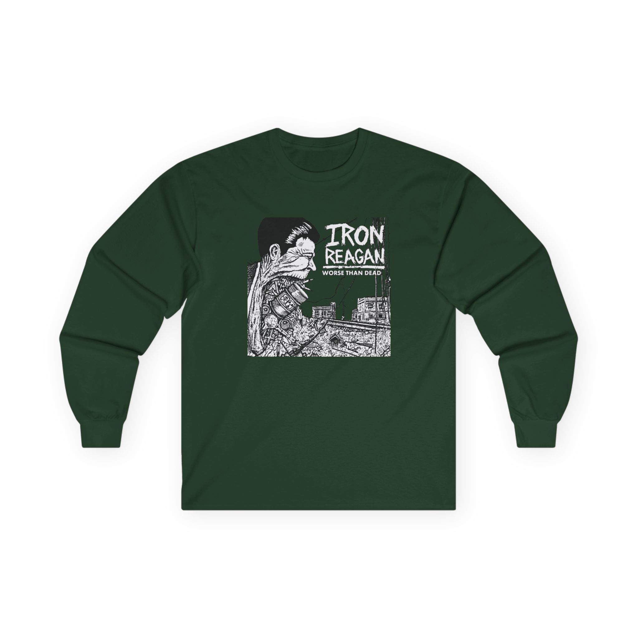 Iron Reagan Worse Than Dead Unisex Ultra Cotton Long Sleeve Tee