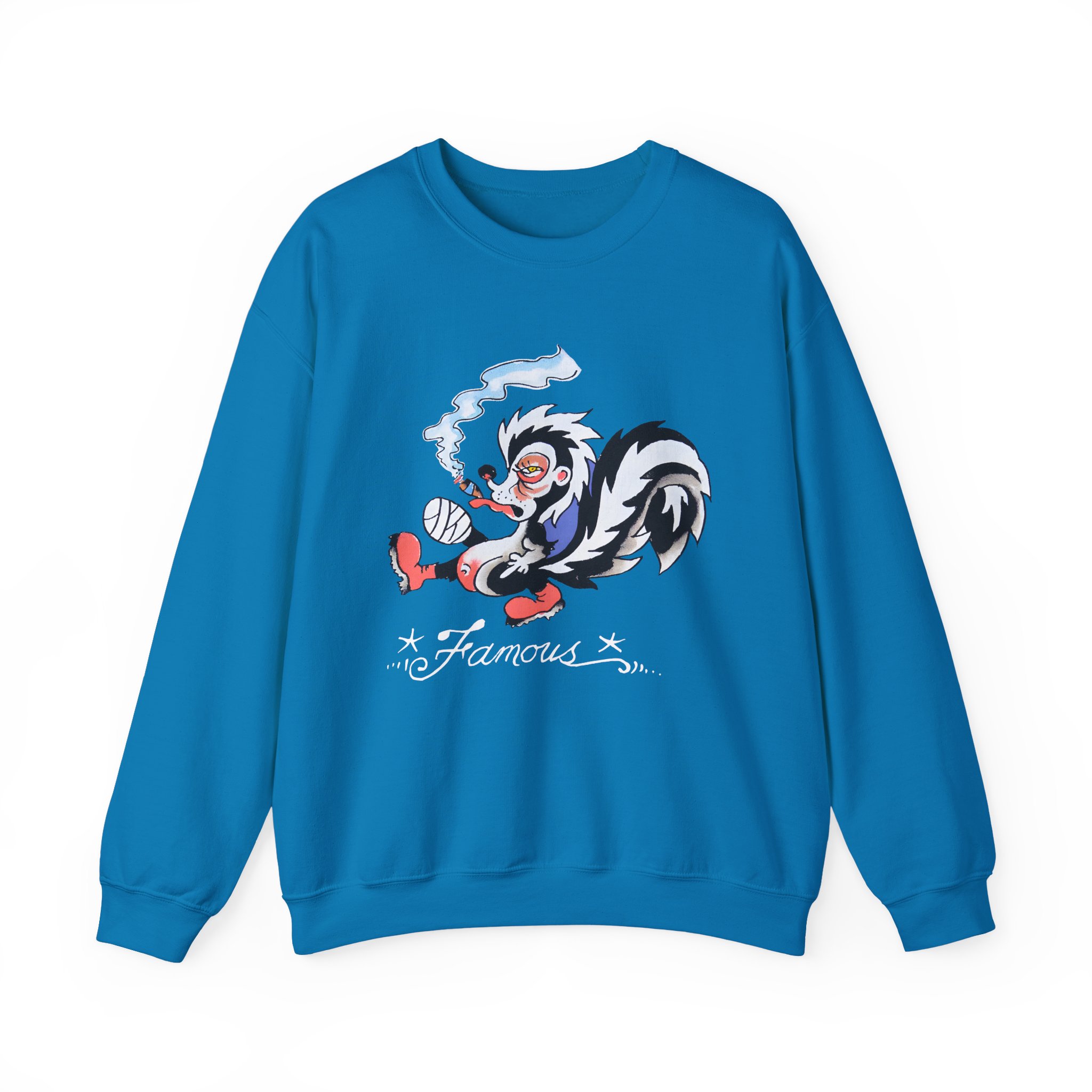 Kim Petras Famous Skunk Boxy Unisex Heavy Blendâ„¢ Crewneck Sweatshirt