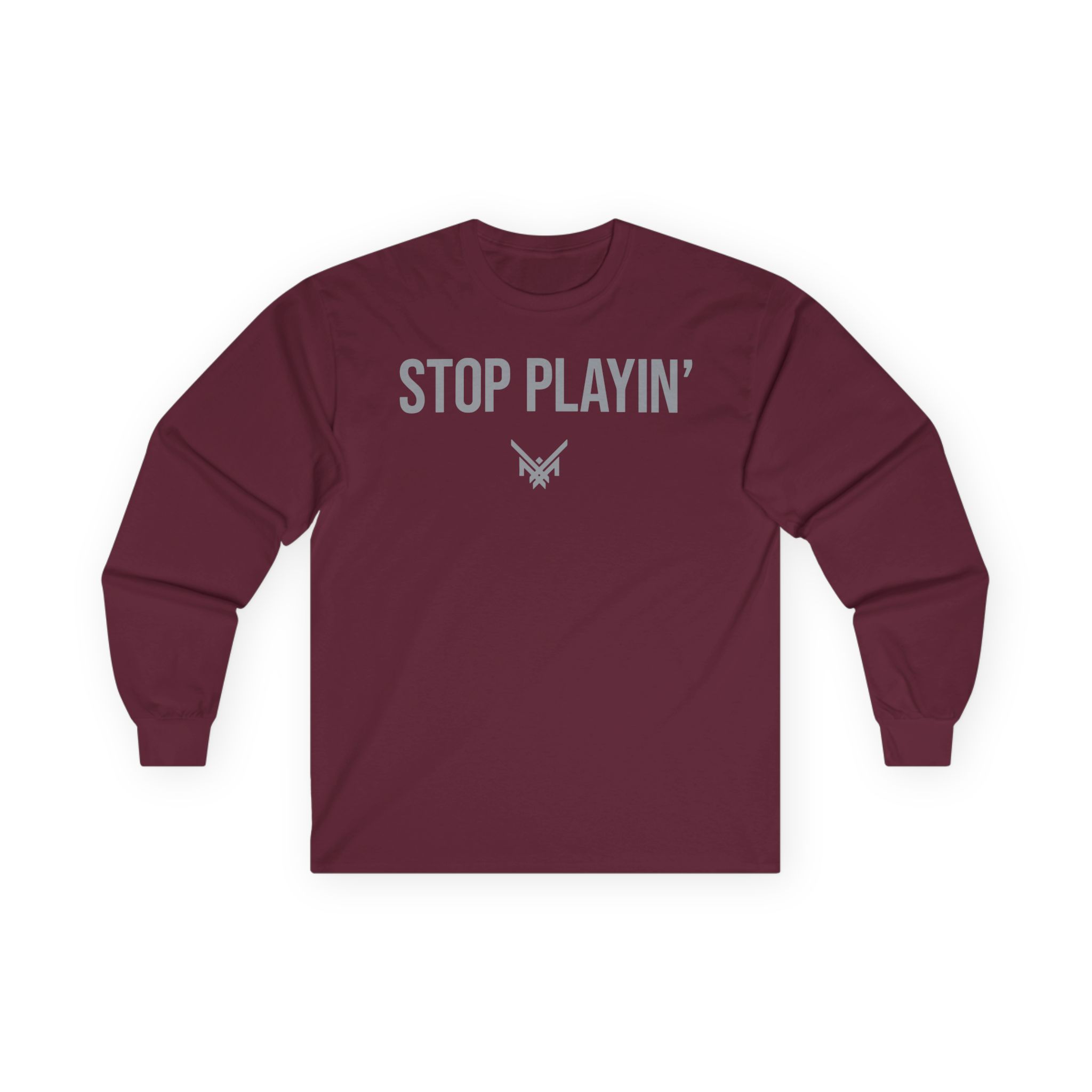 Maxx Crosby Stop Playin Unisex Ultra Cotton Long Sleeve Tee