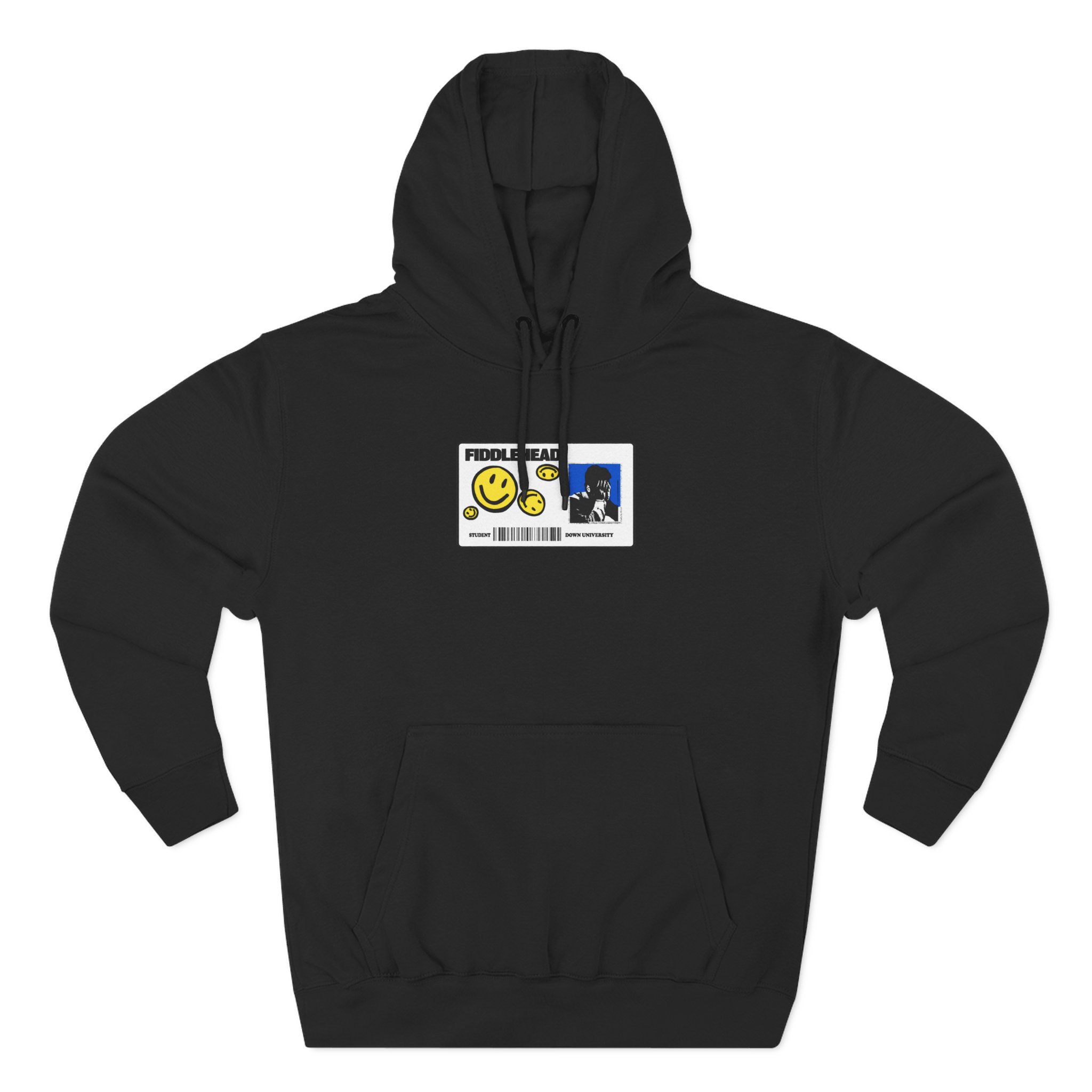Fiddlehead Id Card Three-Panel Fleece Hoodie