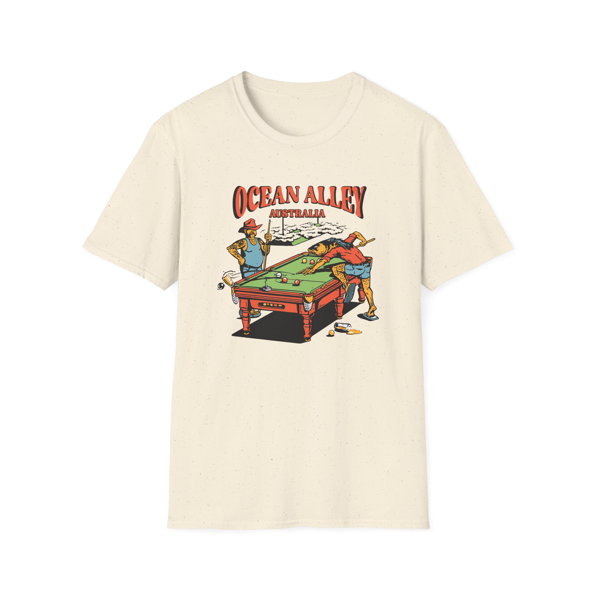 Ocean Alley Pool Table Unisex Softstyle T-Shirt
