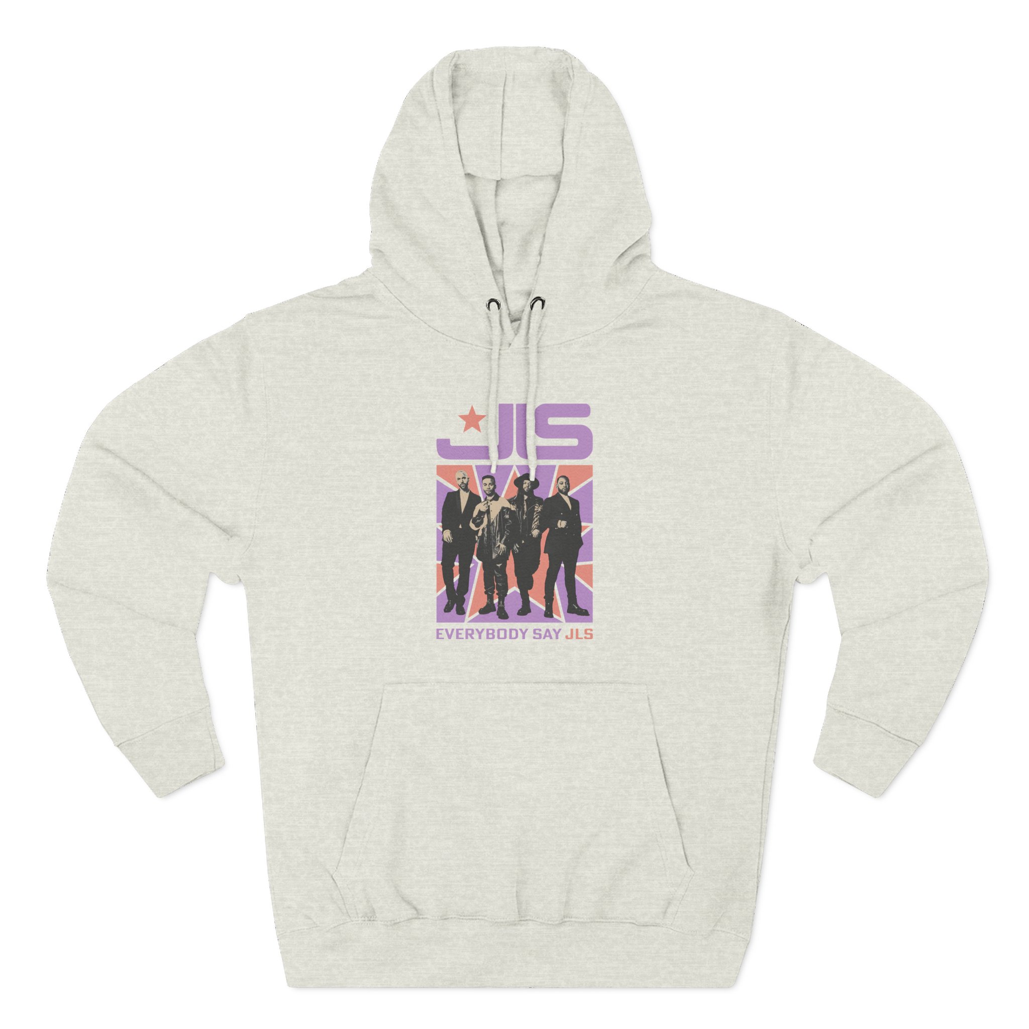JLS, Everybody Say JLS Photo Star Three-Panel Fleece Hoodie