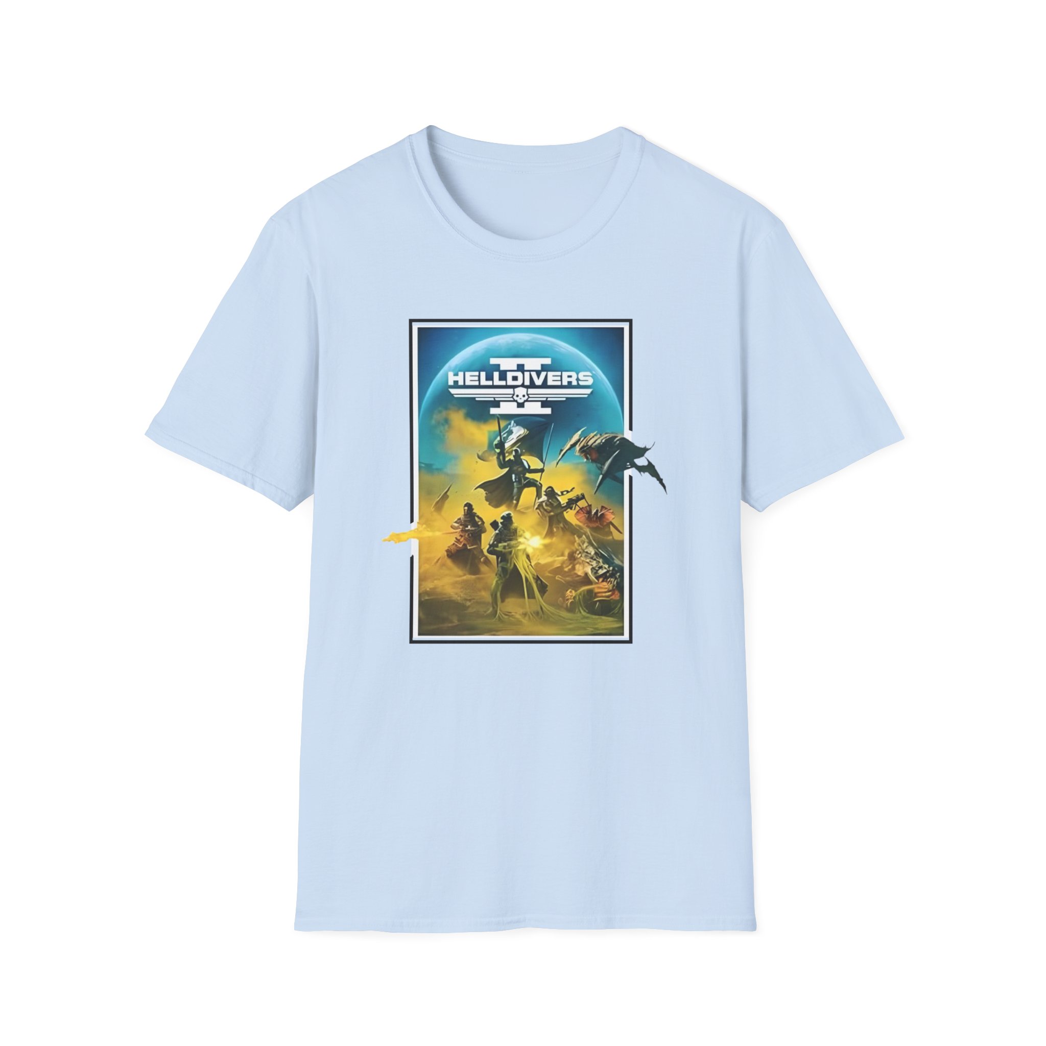 Helldivers Key Art Unisex Softstyle T-Shirt