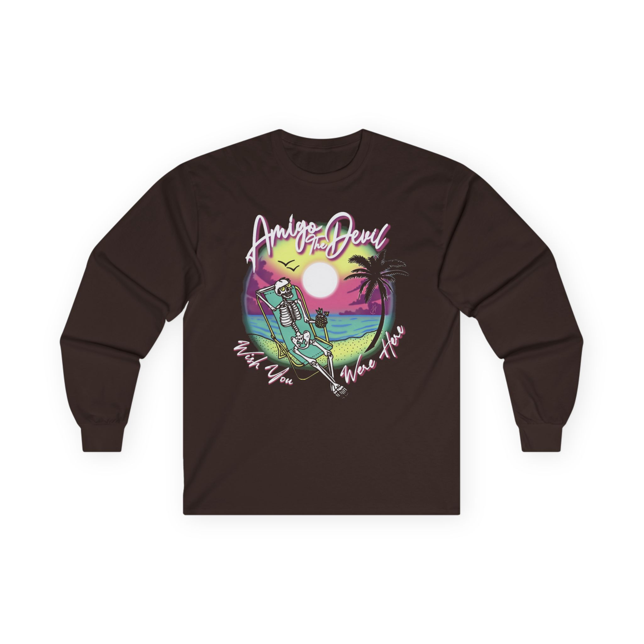 Amigo the Devil Vacation Unisex Ultra Cotton Long Sleeve Tee