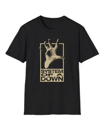System of a Down Self-titled Outside the Box Unisex Softstyle T-Shirt