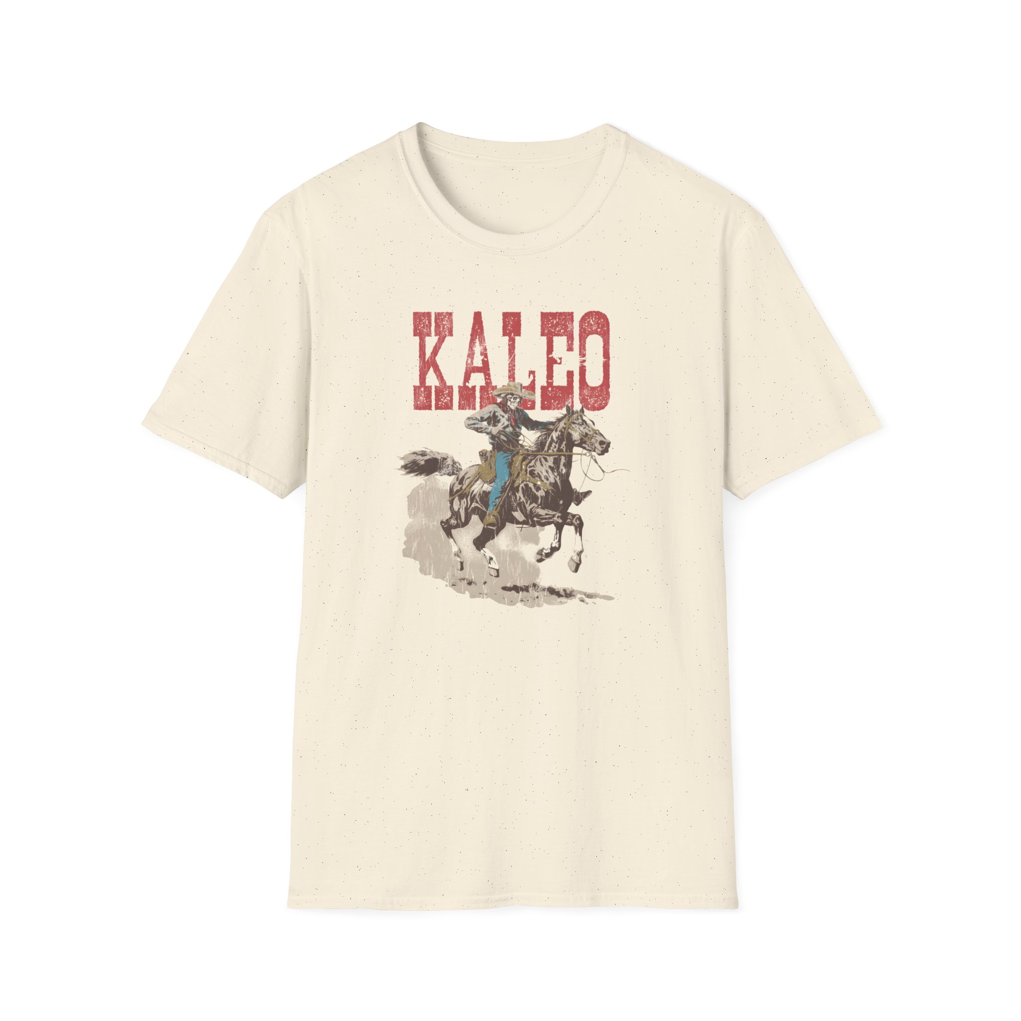 Kaleo Horse Racing Skeleton Unisex Softstyle T-Shirt