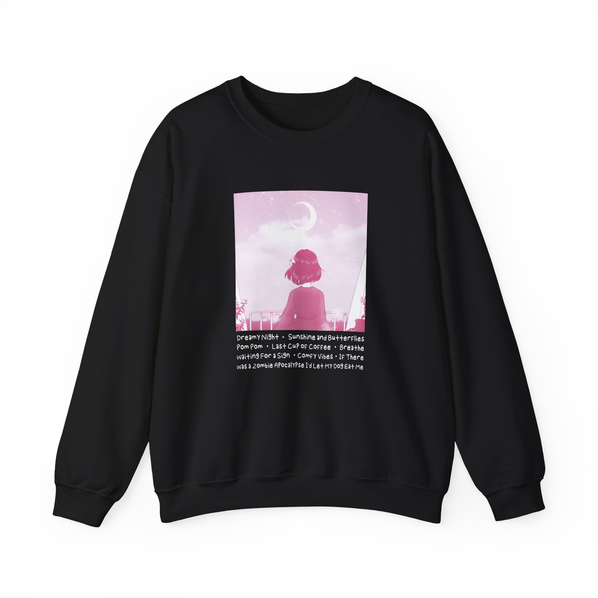 Lilypichu Dreamy Night Unisex Heavy Blendâ„¢ Crewneck Sweatshirt