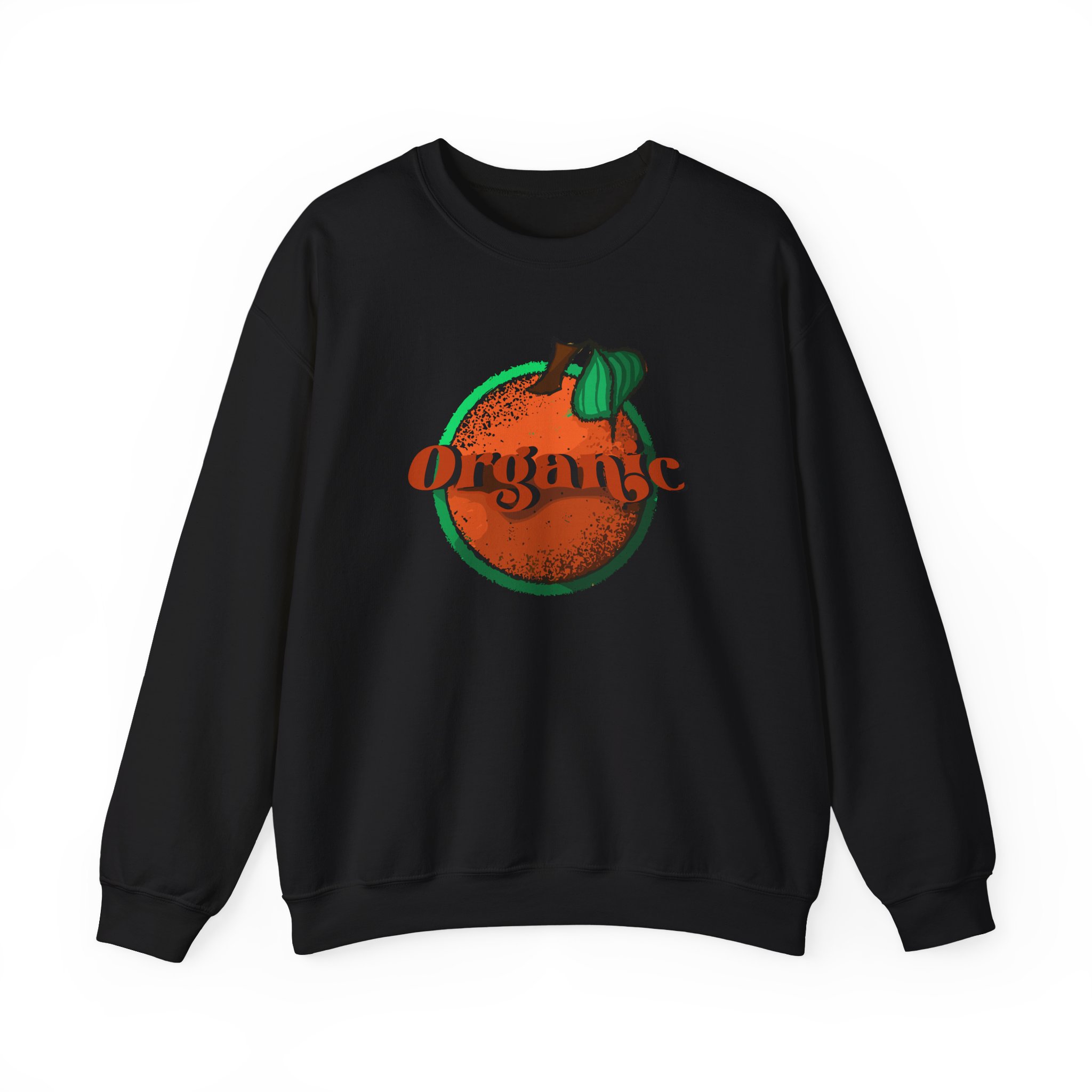 Larry June Organic Logo Unisex Heavy Blendâ„¢ Crewneck Sweatshirt