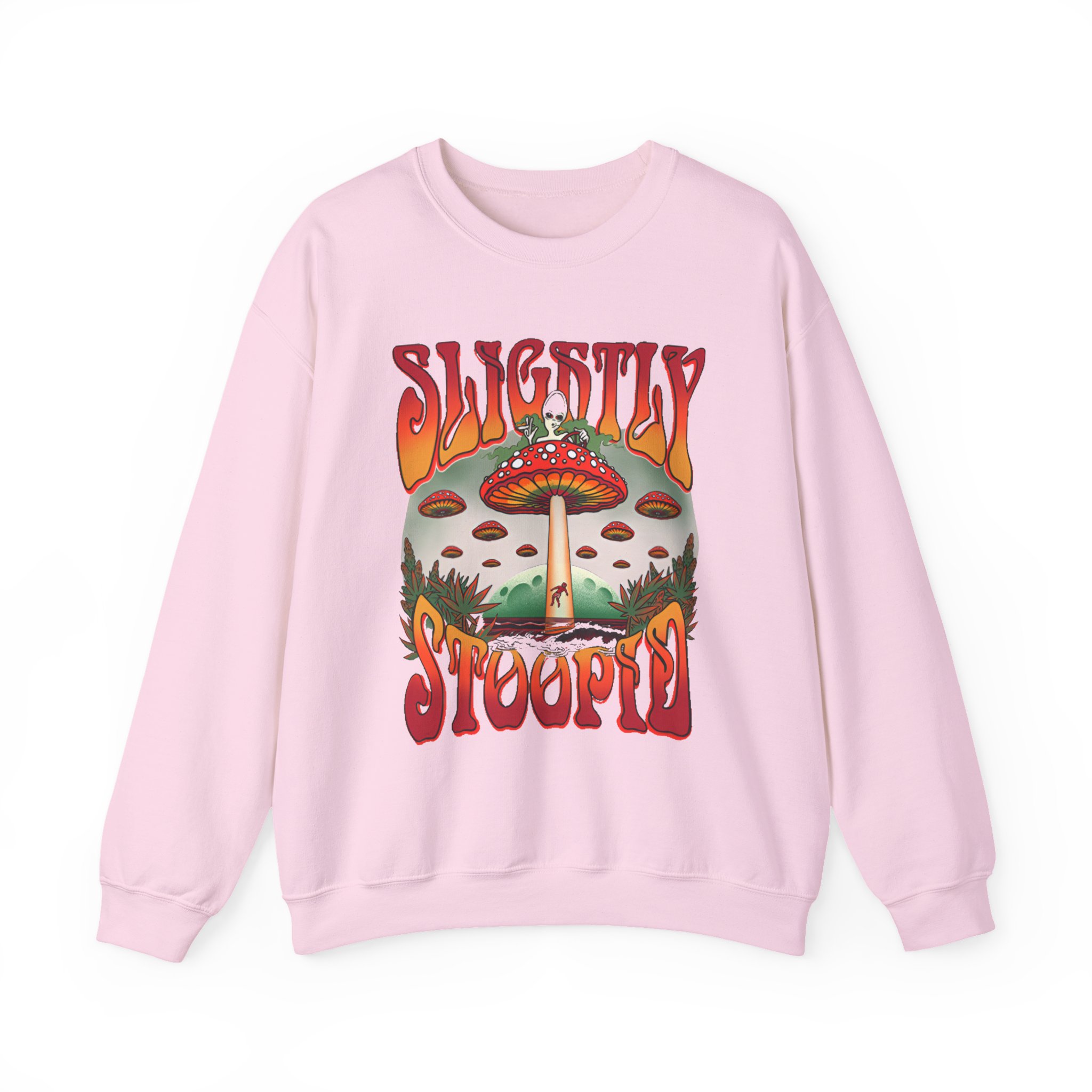 Slightly Stoopid Mushroom Ufo Unisex Heavy Blendâ„¢ Crewneck Sweatshirt