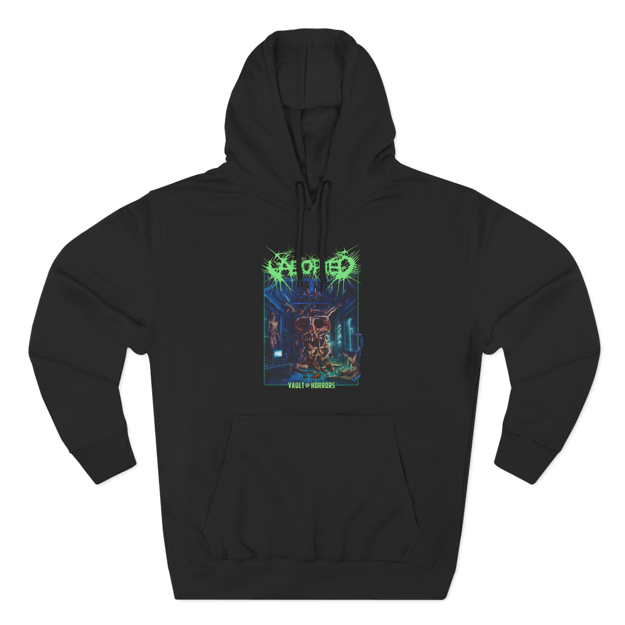 Aborted Vault of Horrors Three-Panel Fleece Hoodie