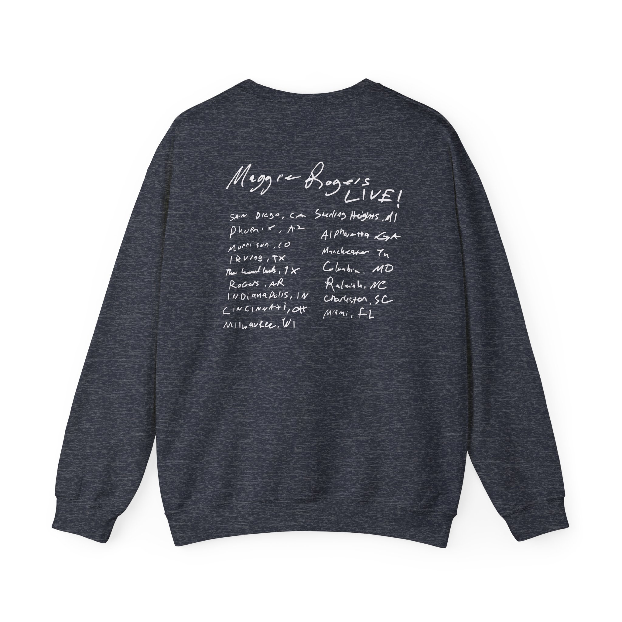 Maggie Rogers The Don't Forget Me Unisex Heavy Blendâ„¢ Crewneck Sweatshirt