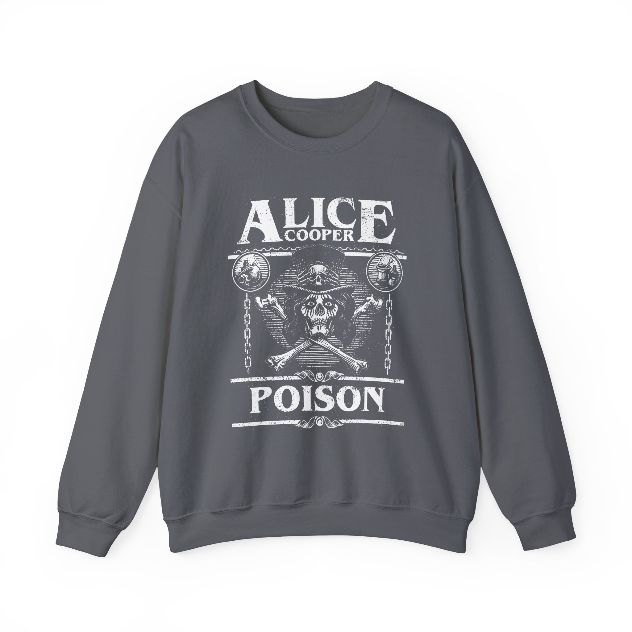 Alice Cooper Poison Unisex Heavy Blendâ„¢ Crewneck Sweatshirt