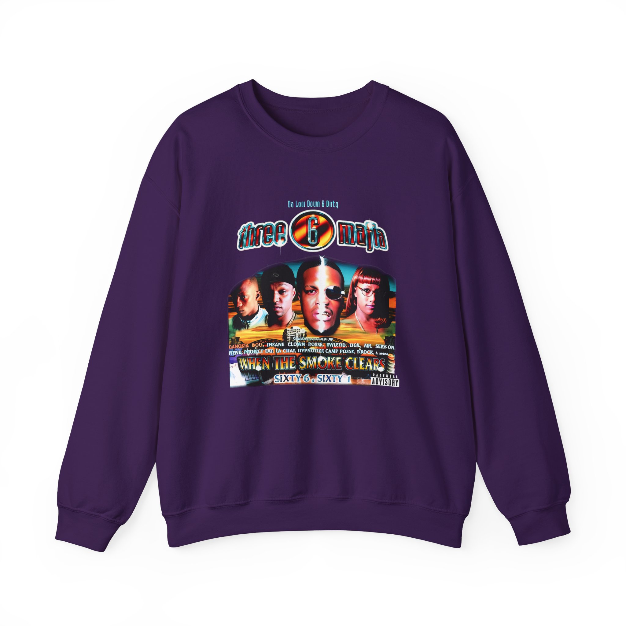 Three 6 Mafia When the Smoke Clears Unisex Heavy Blendâ„¢ Crewneck Sweatshirt