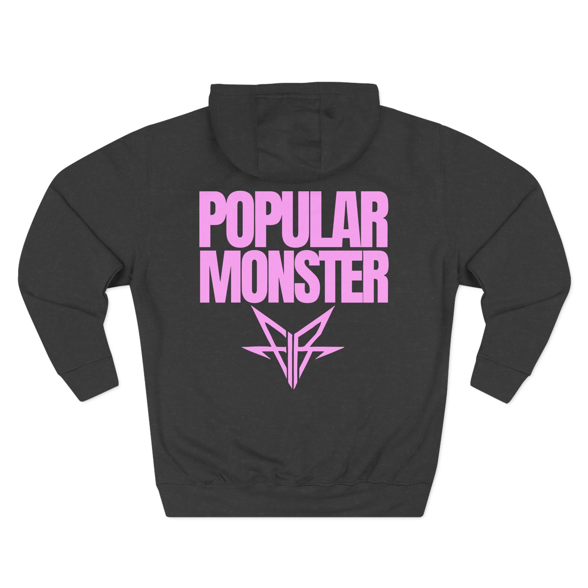 Falling in Reverse Popular Monster Text Three-Panel Fleece Hoodie