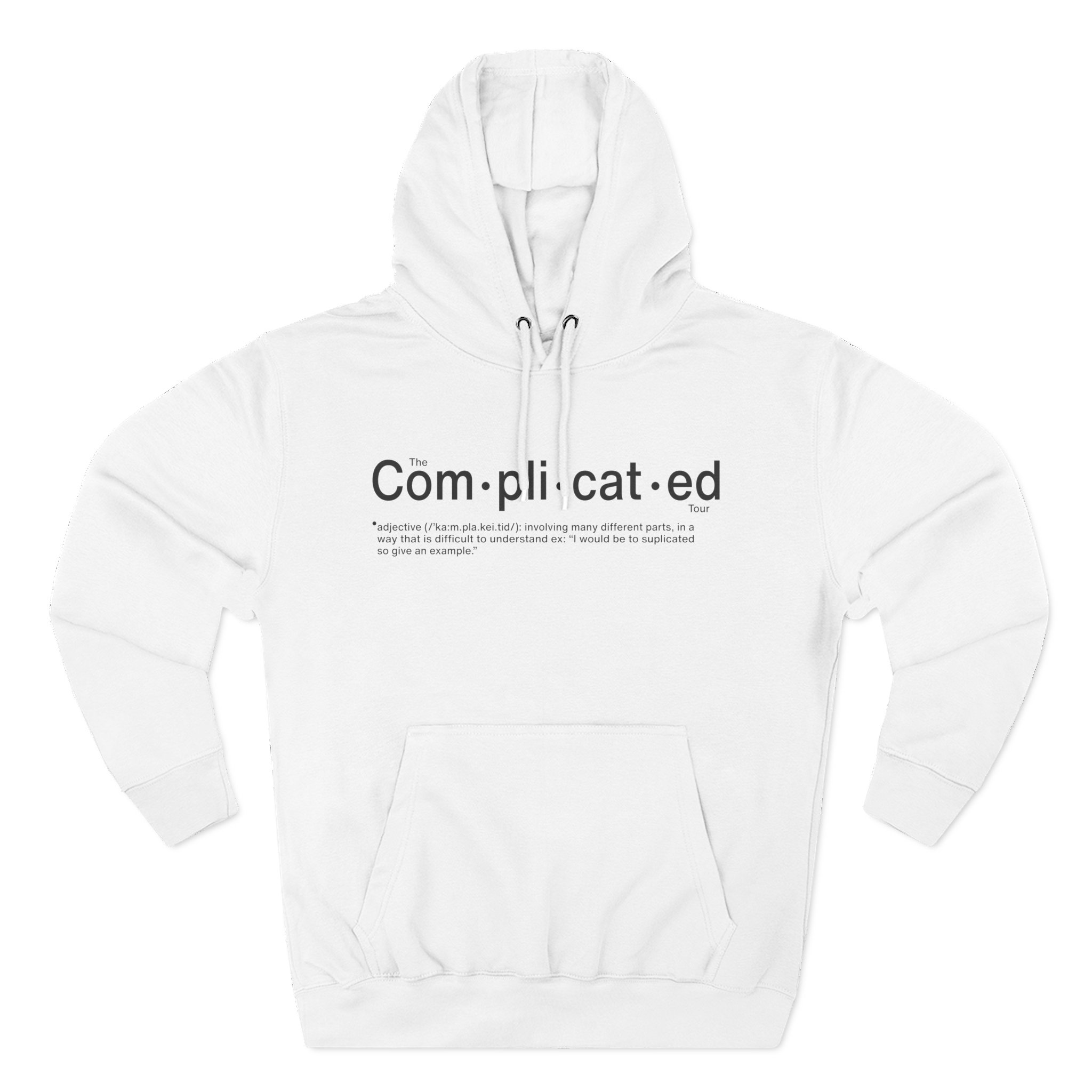 Joshua Bassett Complicated Definition Three-Panel Fleece Hoodie