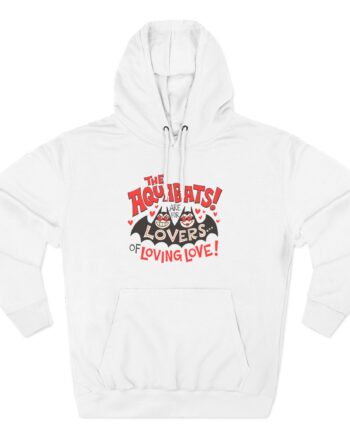 The Aquabats Are for Lovers...of Loving Love! Three-Panel Fleece Hoodie